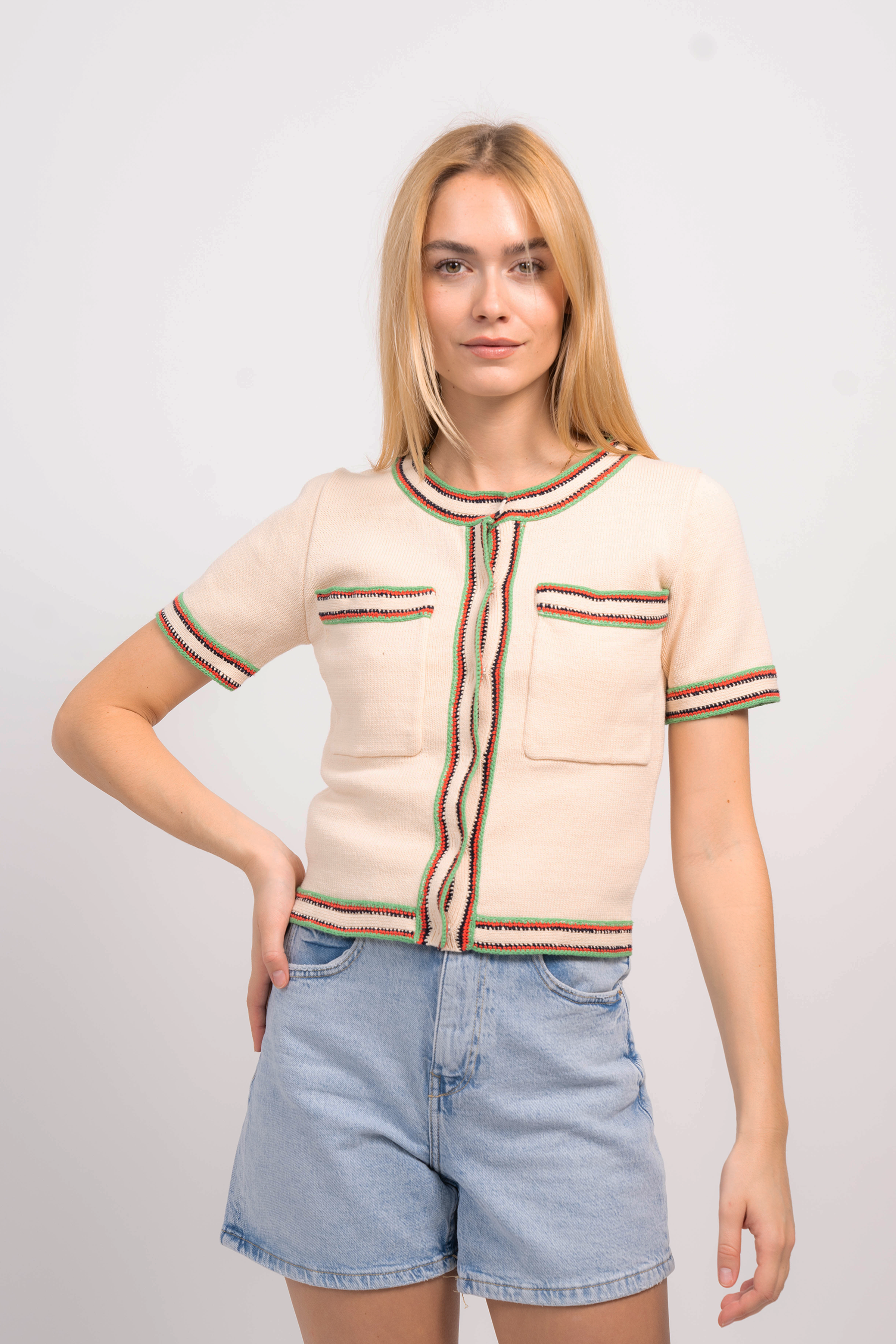 July Short Slv Cardi