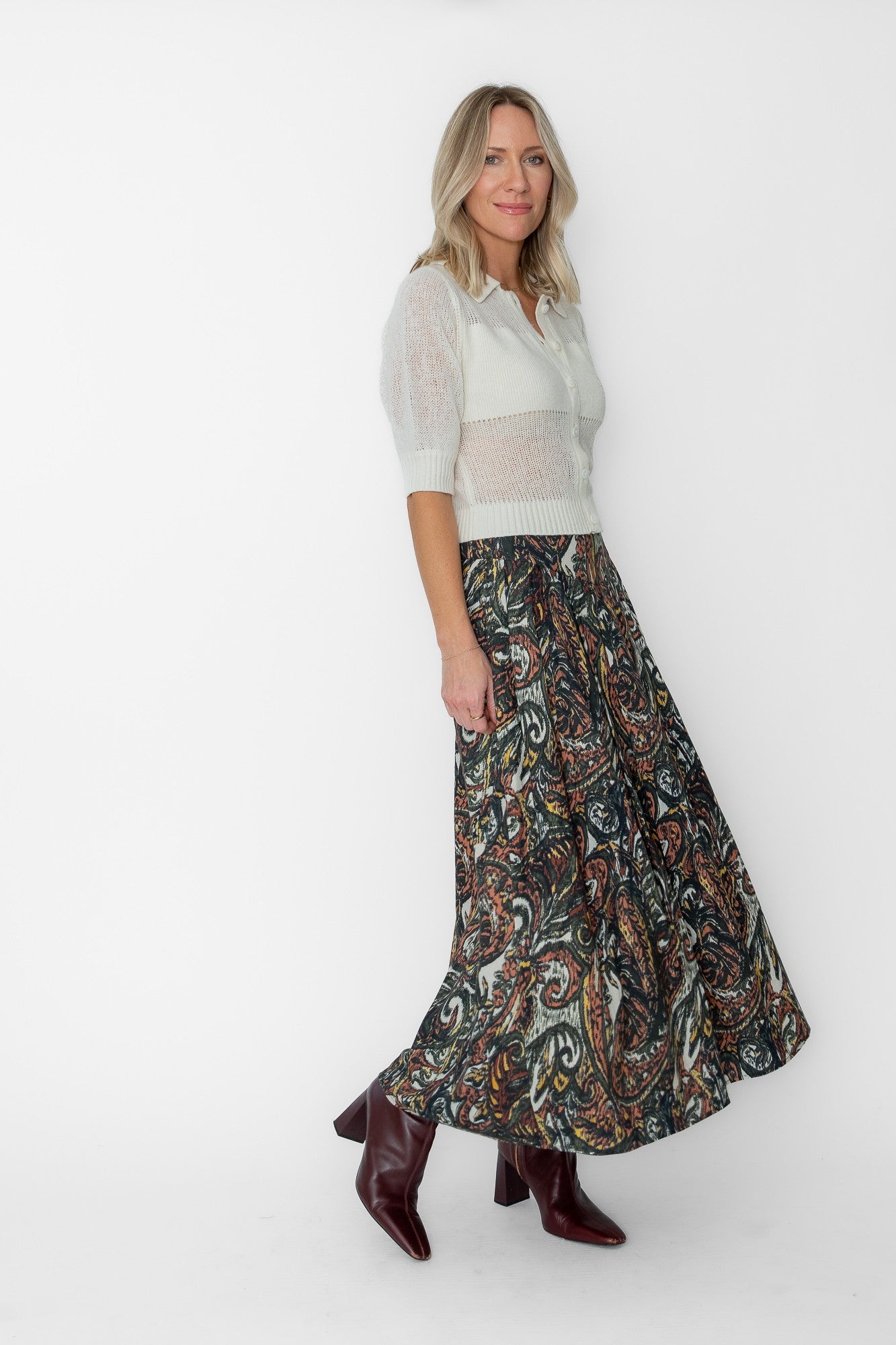 Veronique Ankle Skirt