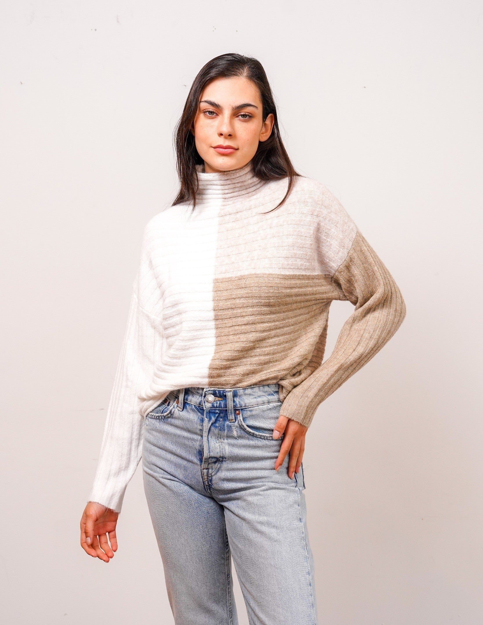 Neutral Combo Cardigan