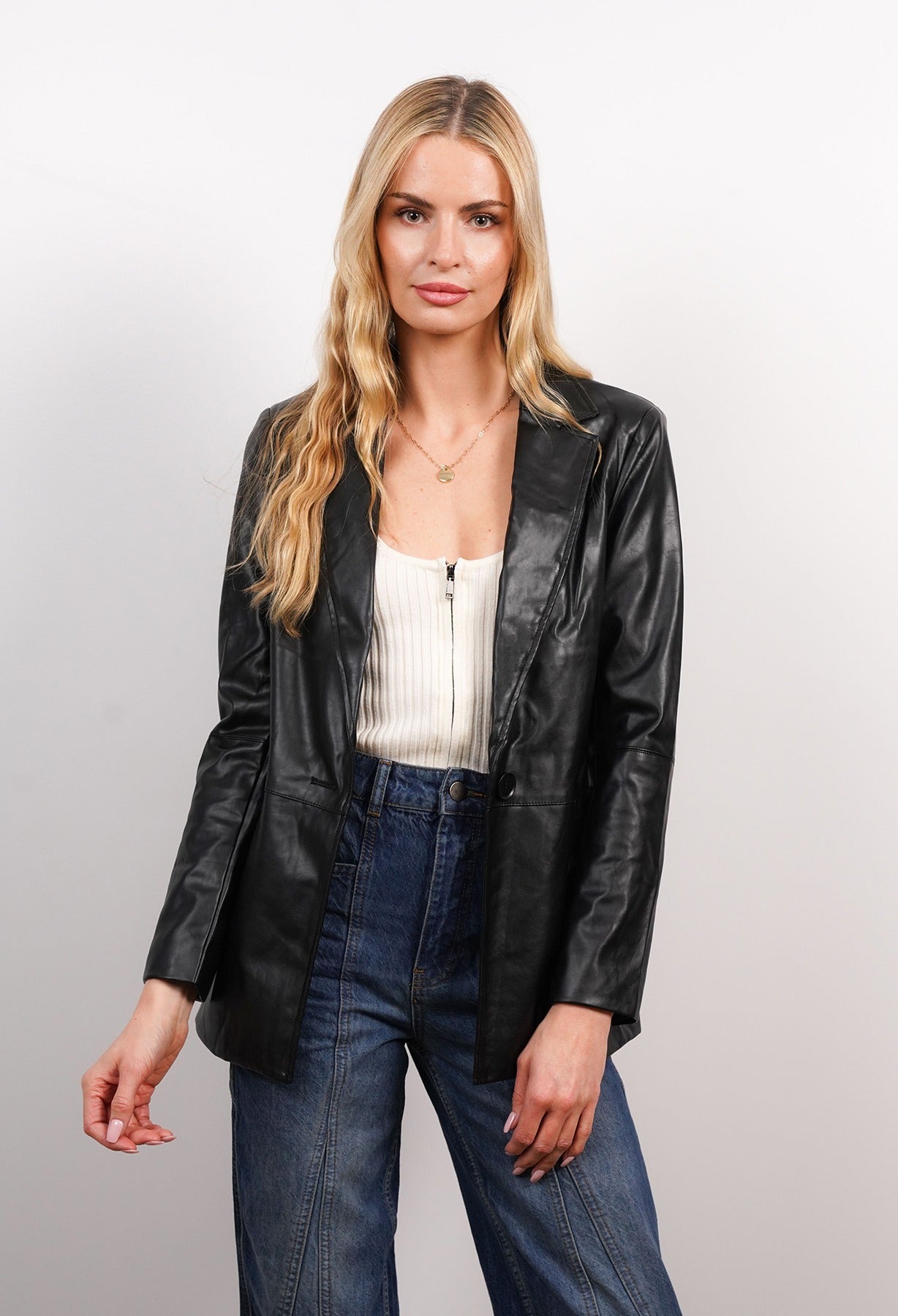 Perry St. Vegan Blazer