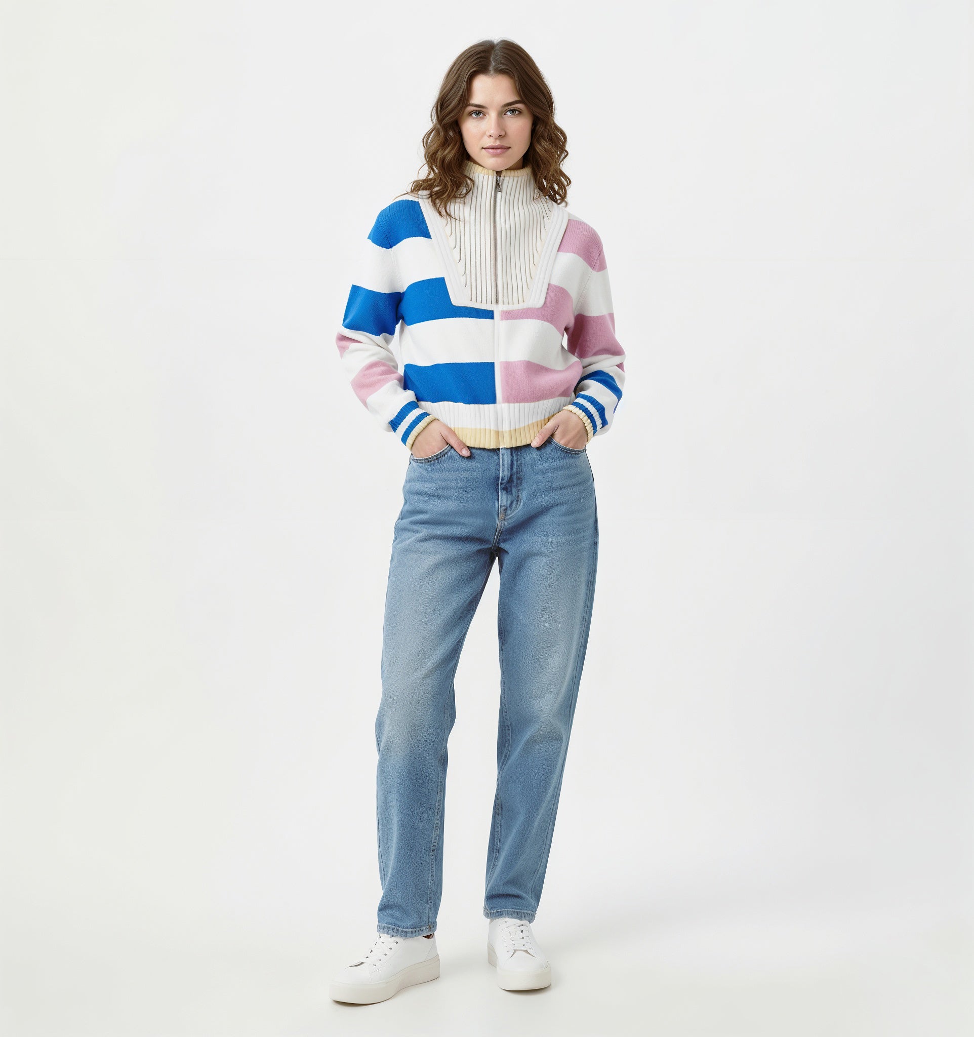 Yasmin Half Zip Pullover