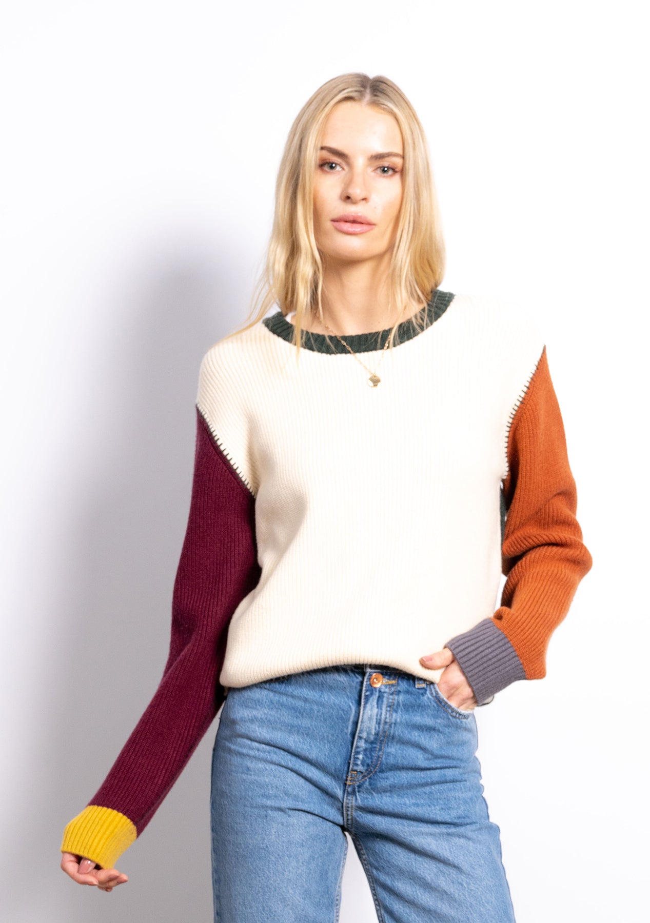 Sloane Whipstitch Crew