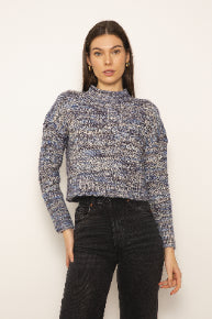 Grey Spacedye Turtleneck