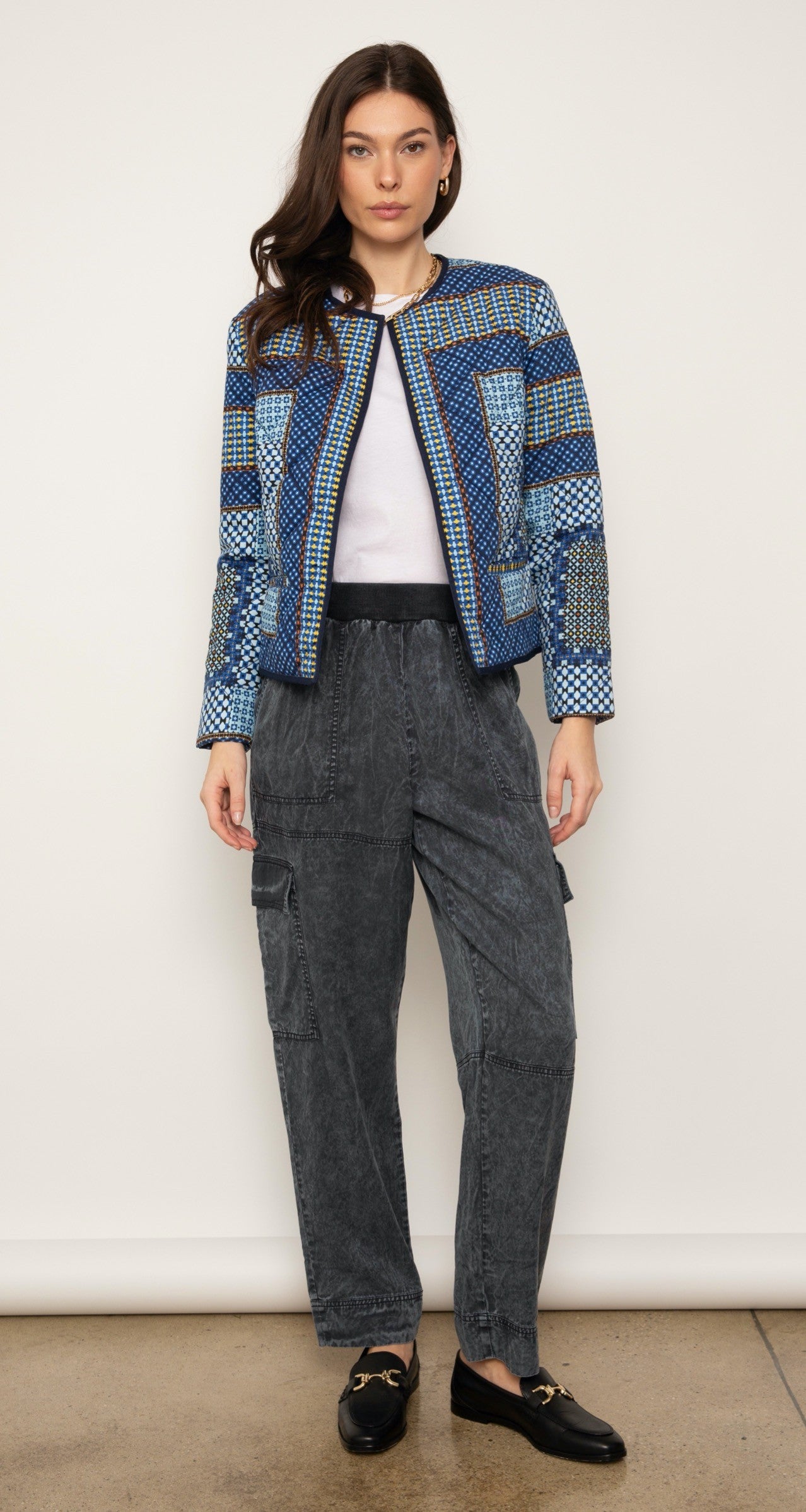 Wren Quilted Print Jacket