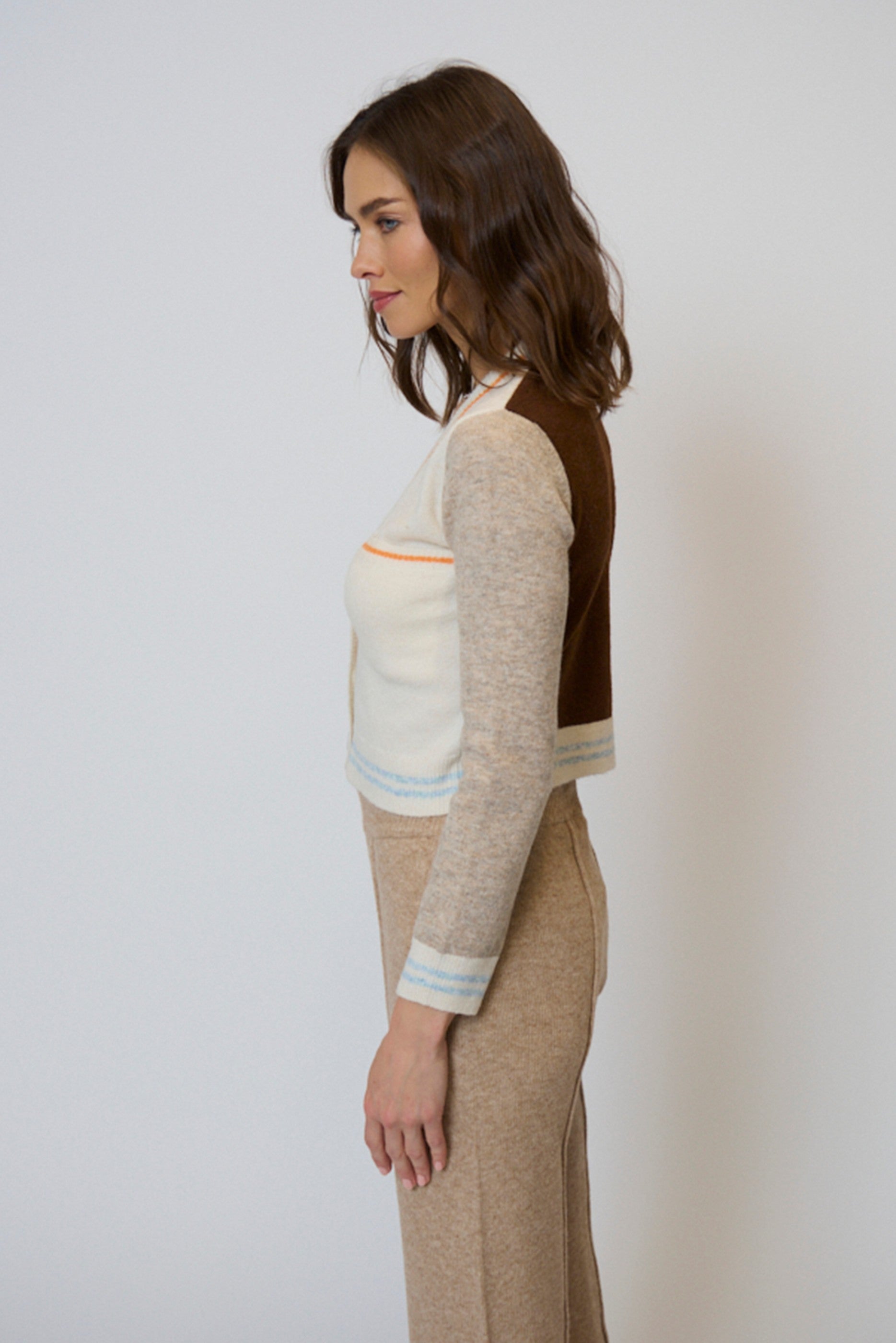 Ash Colorblocked Cardigan