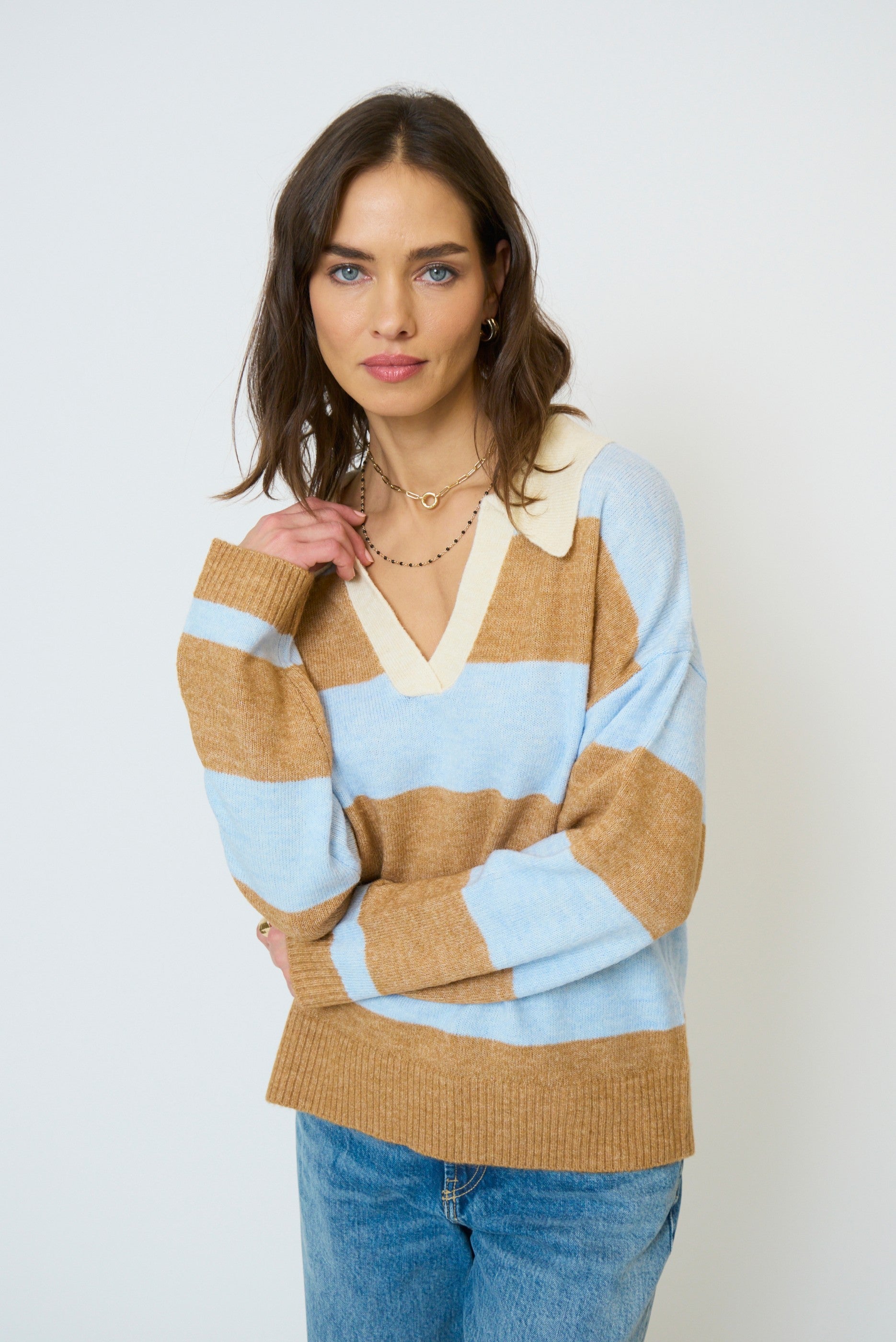 Marley Striped Rugby Sweater