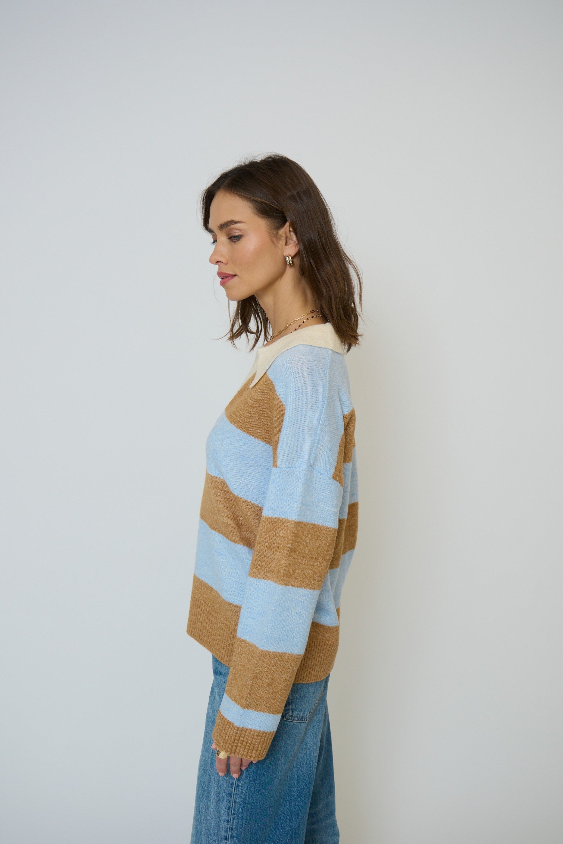 Marley Striped Rugby Sweater