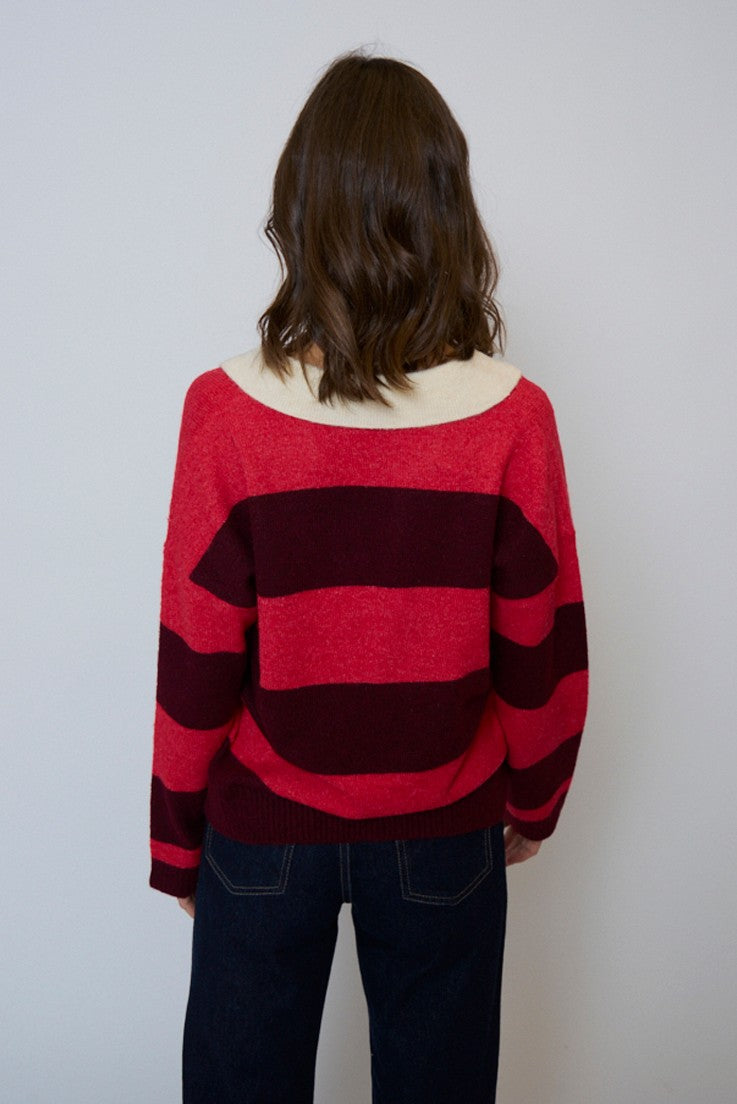 Marley Striped Rugby Sweater
