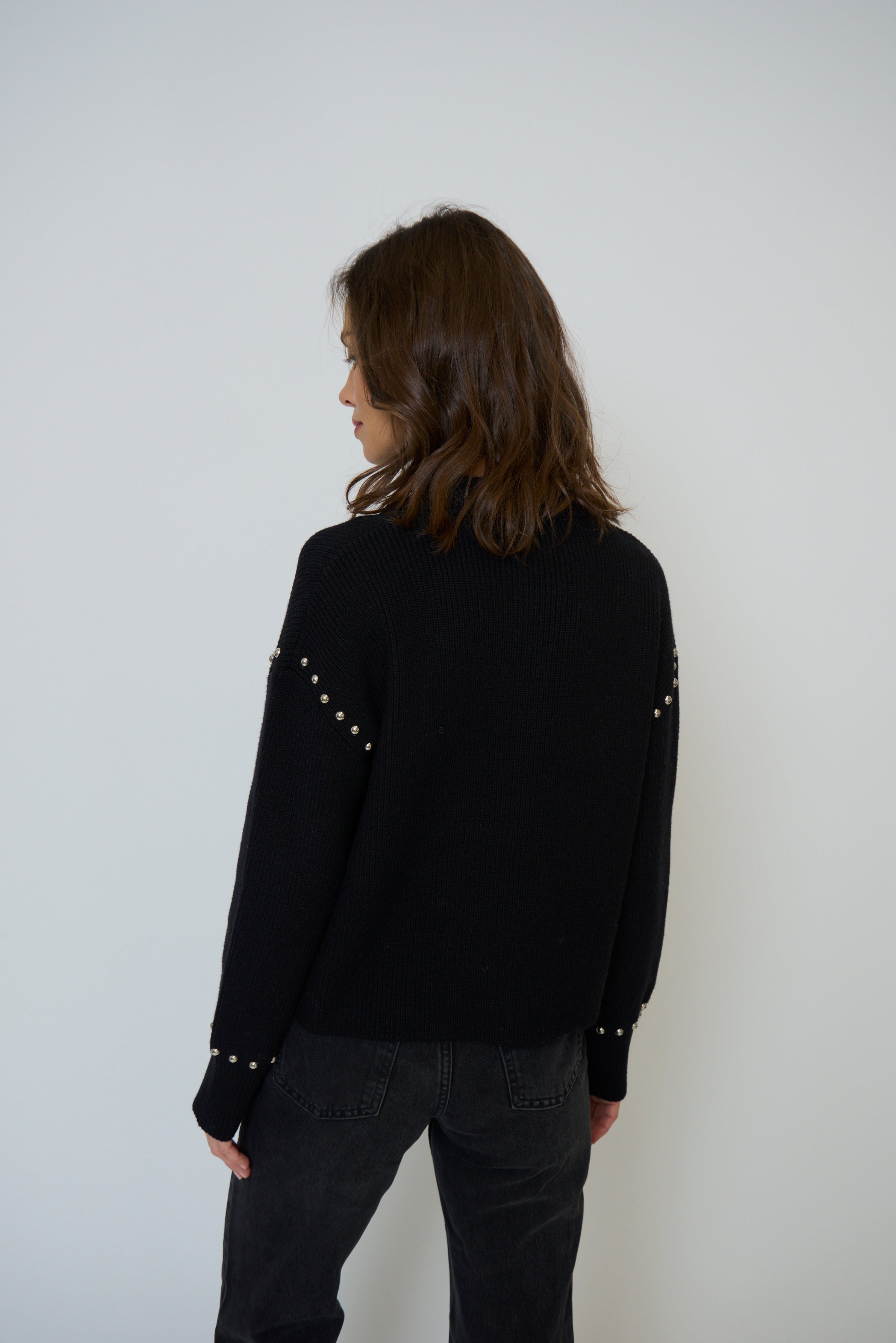 Jay Studded Sweater Jacket