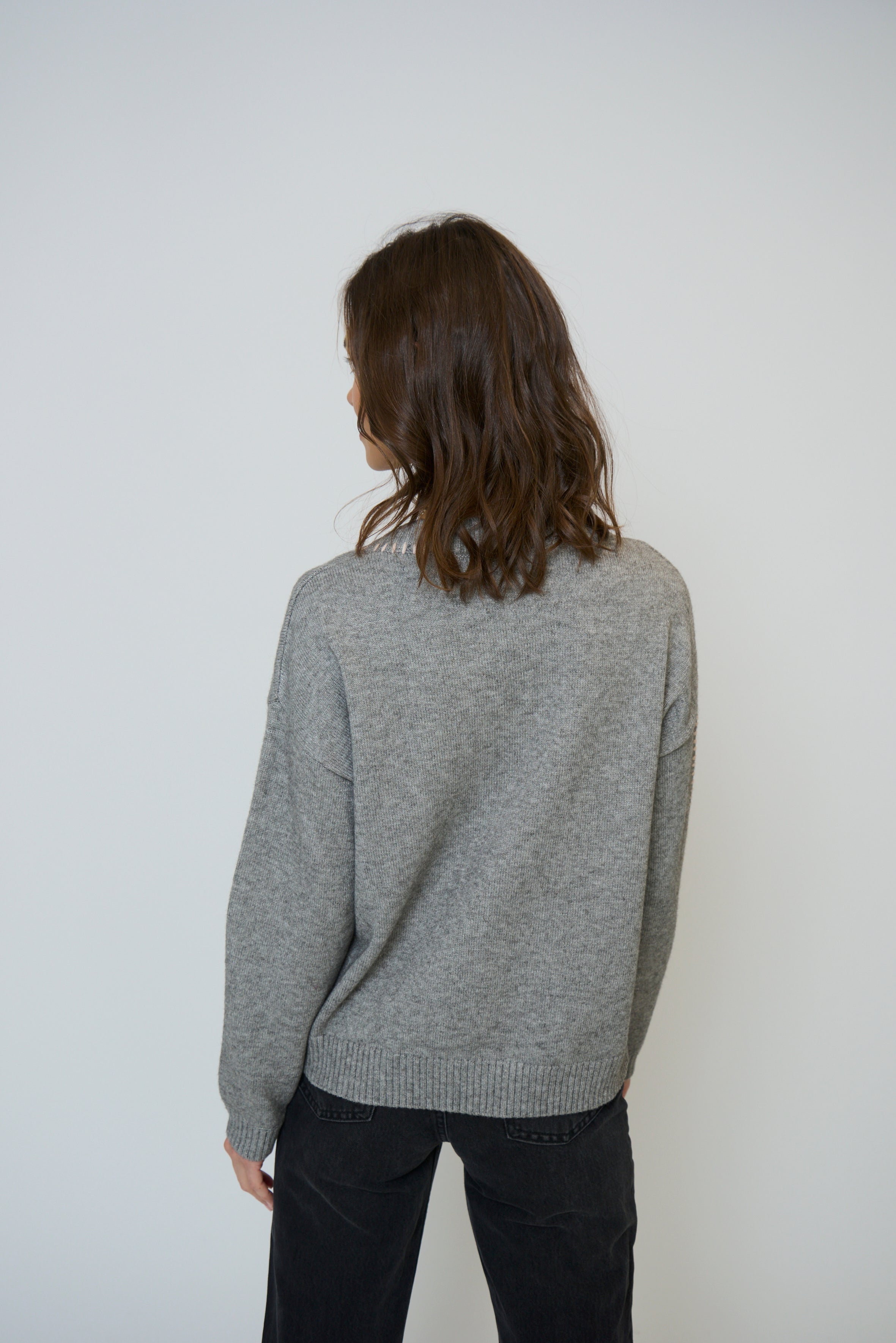 Myra Whipstitch Star Crewneck