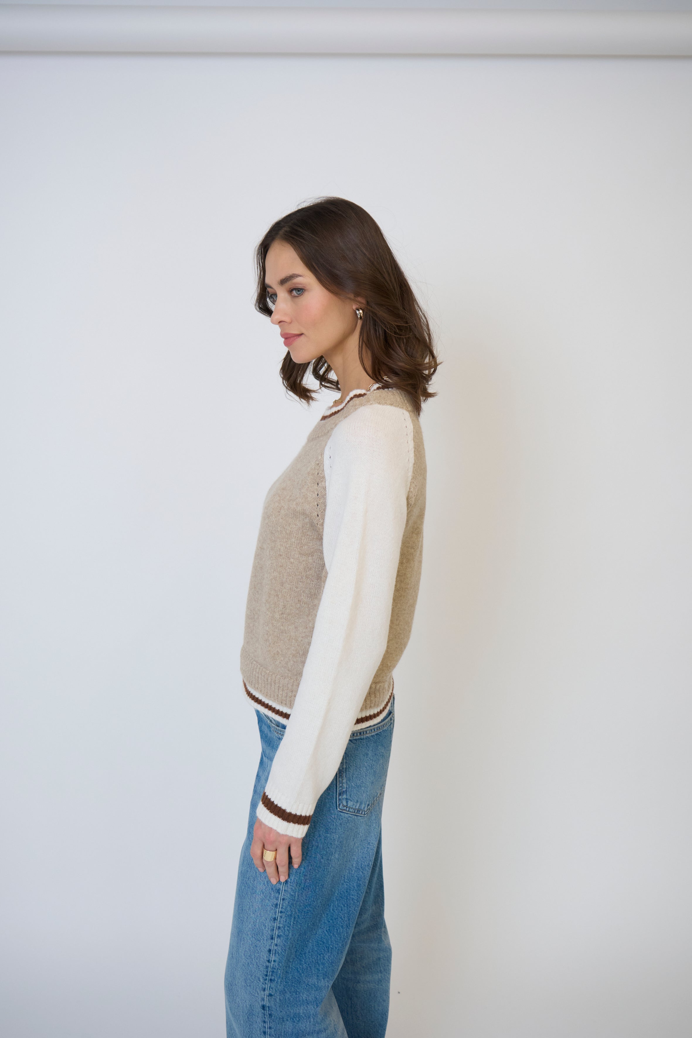 Olivia Baseball Sweater