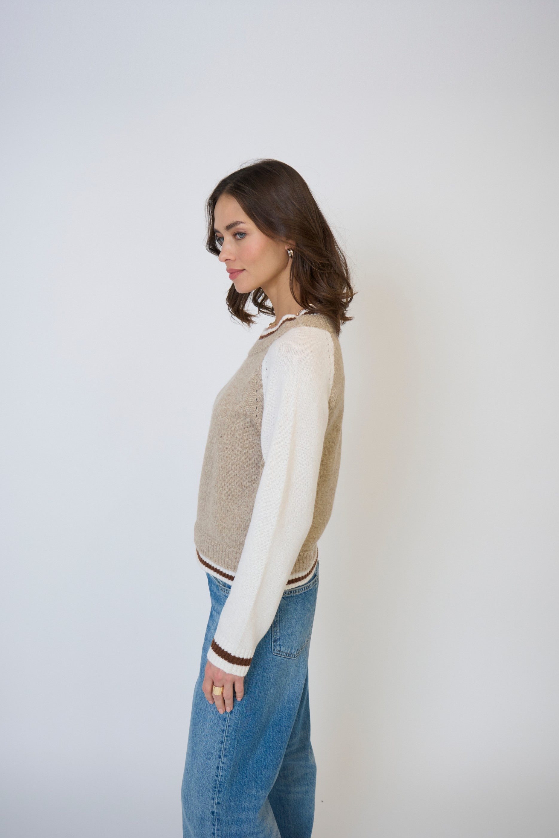 Olivia Baseball Sweater