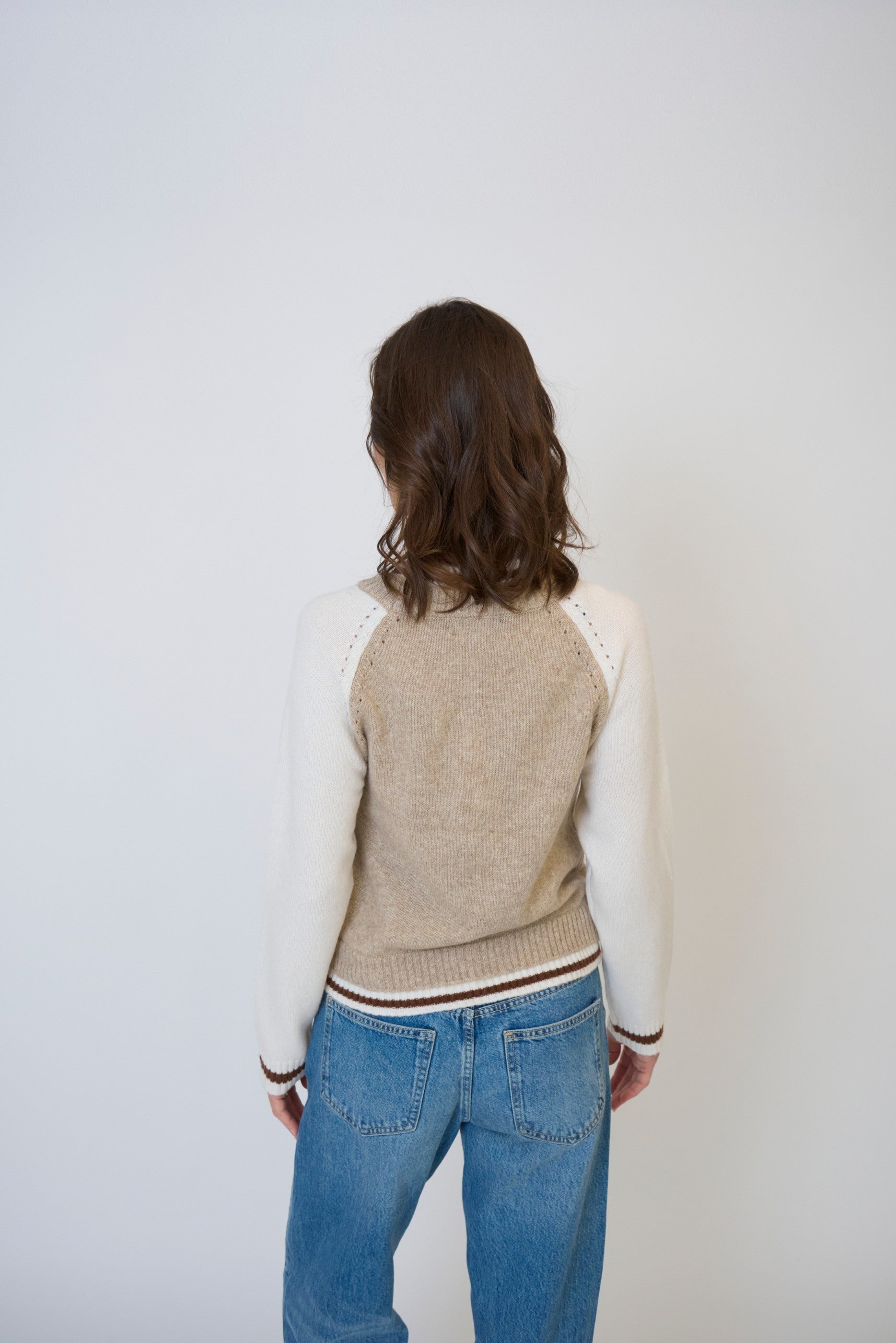 Olivia Baseball Sweater