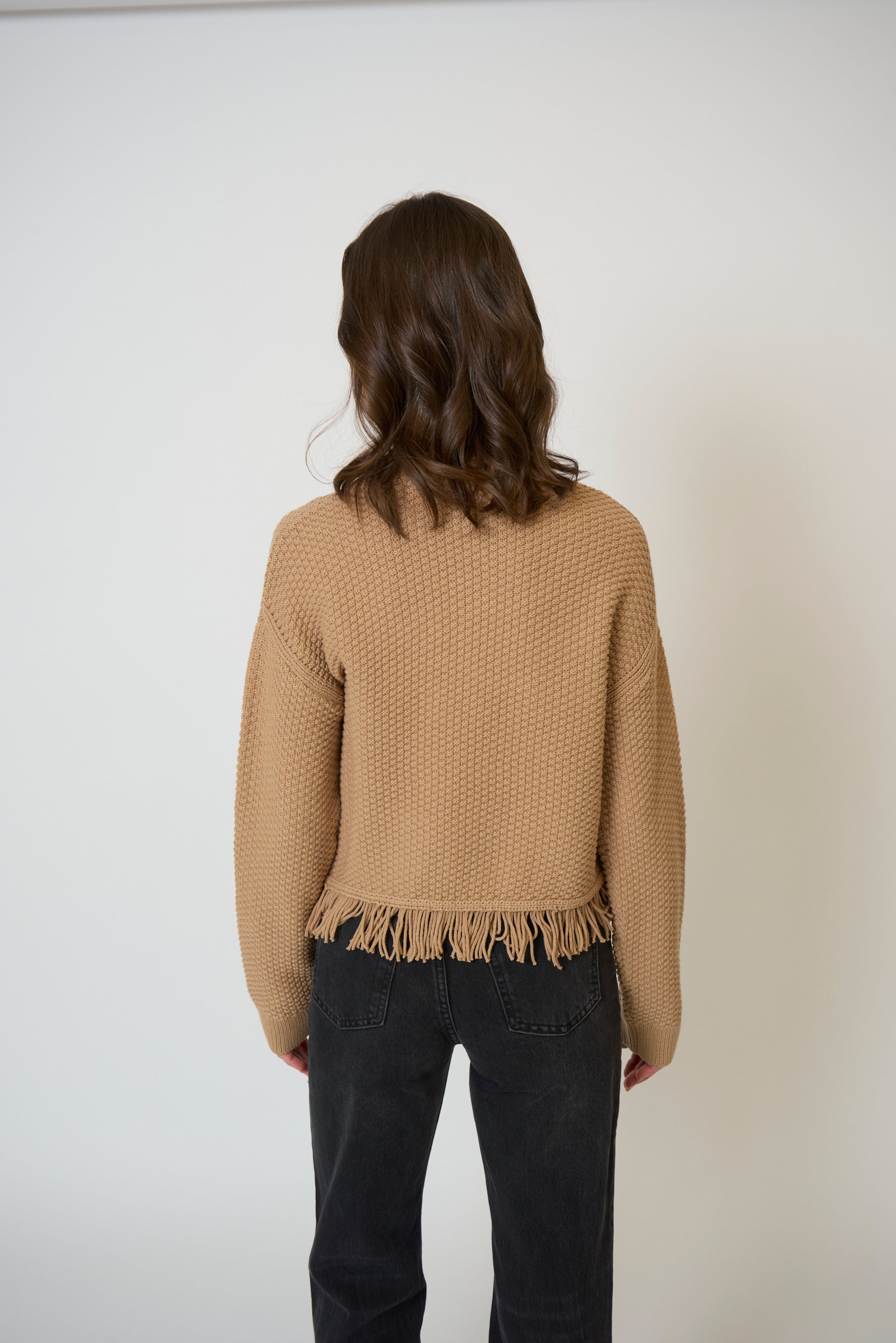 Elyse Seed Stitch Ls Dolman