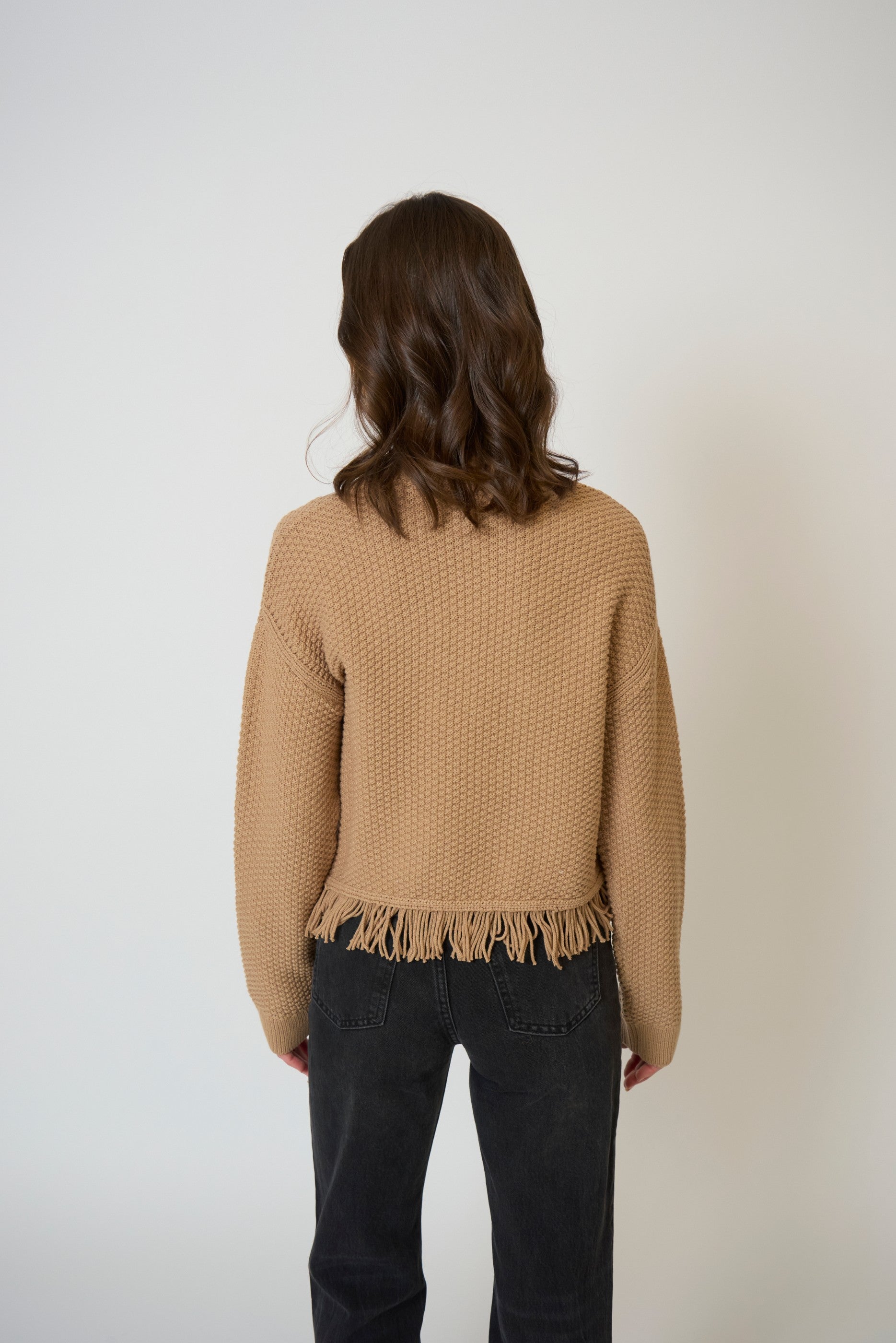 Elyse Seed Stitch Ls Dolman
