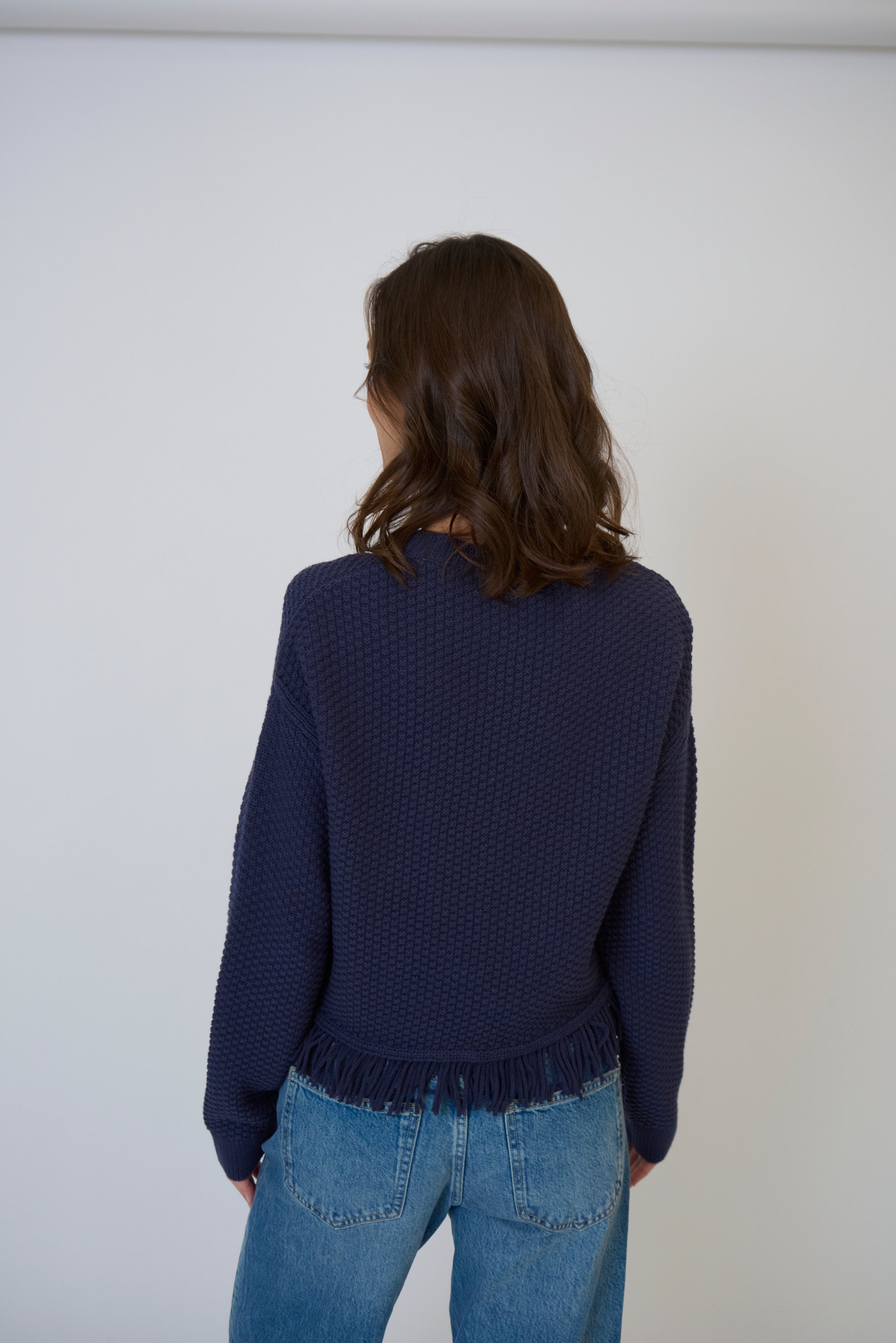 Elyse Seed Stitch Ls Dolman