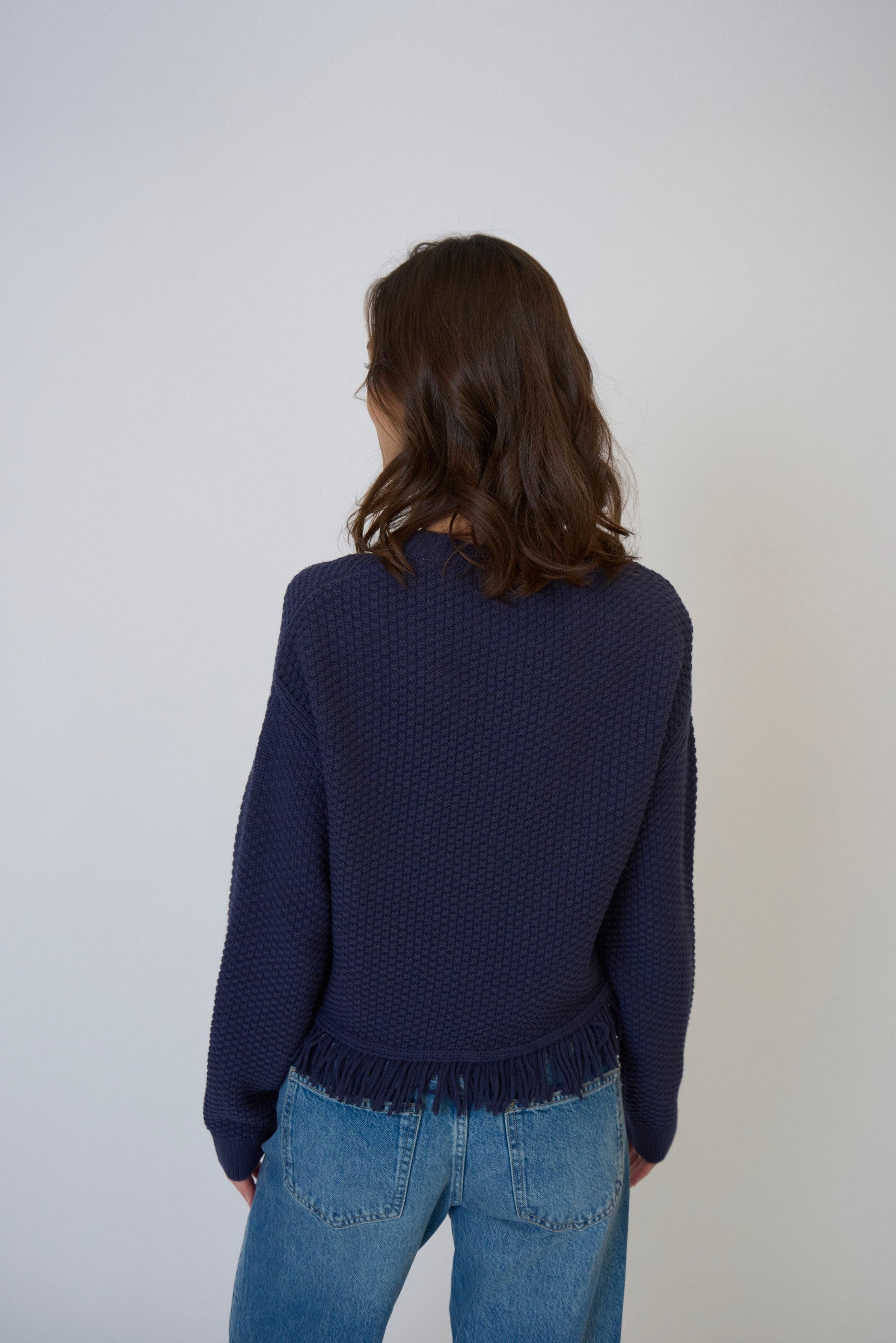 Elyse Seed Stitch Ls Dolman
