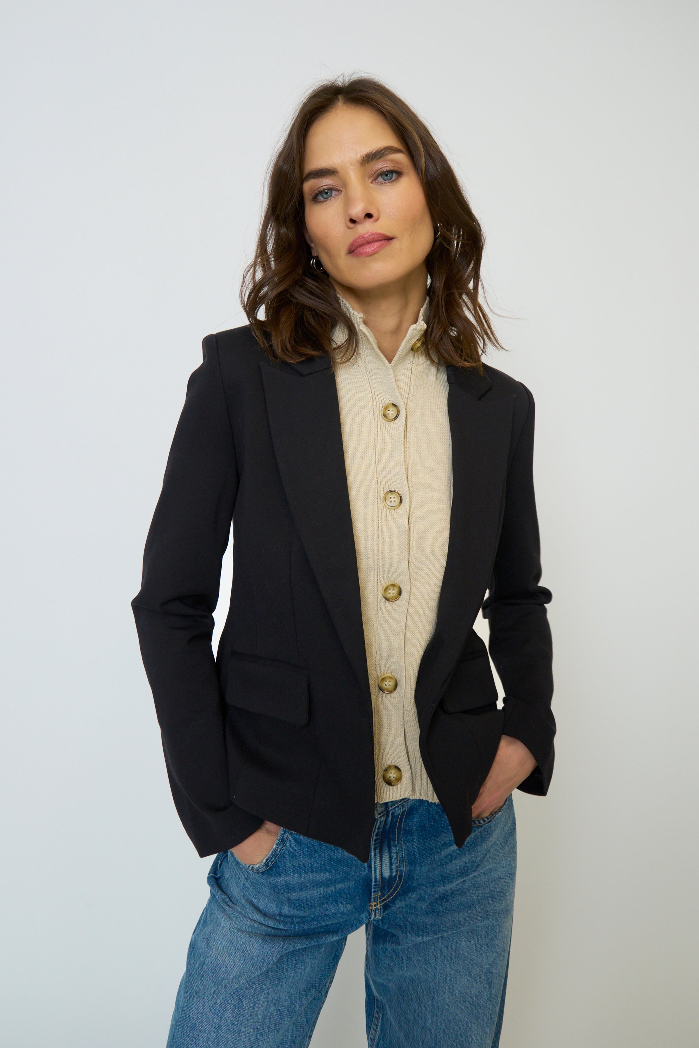 Halsey Ponte Dickey Jacket
