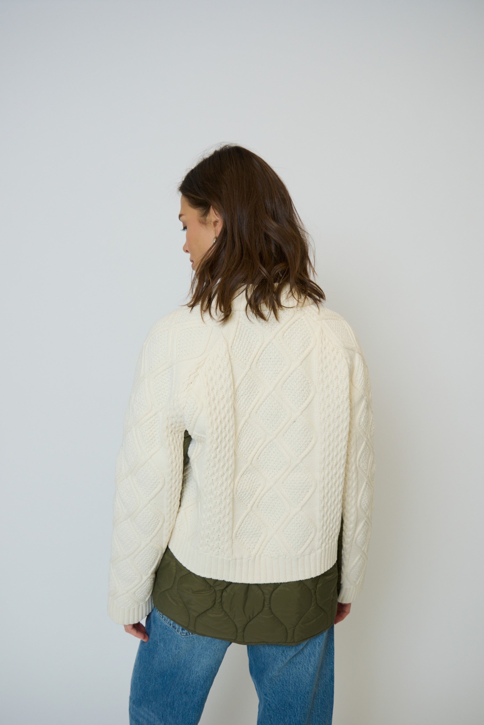 Billie Cable And Quilted Coat