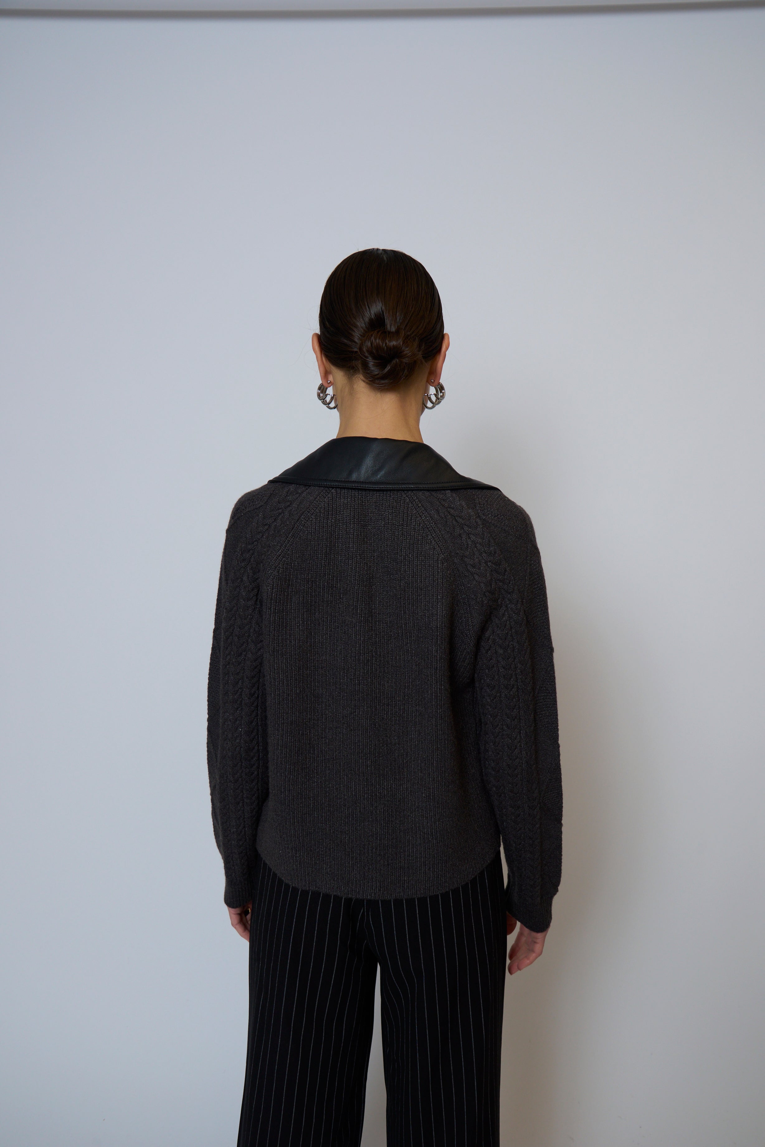 Milan Sweater Combo Trench Jacket