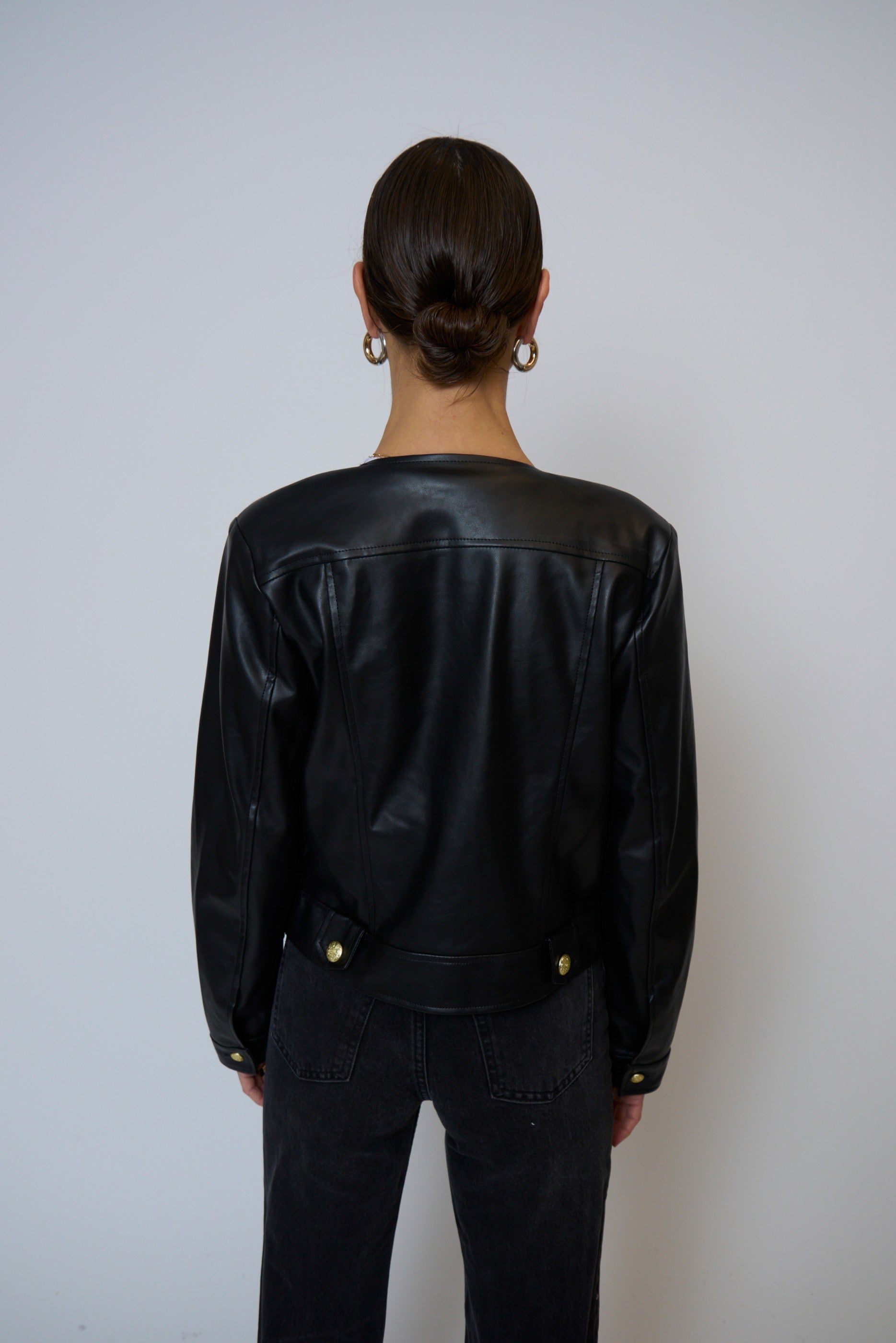 Naomi Vegan Leather Jacket