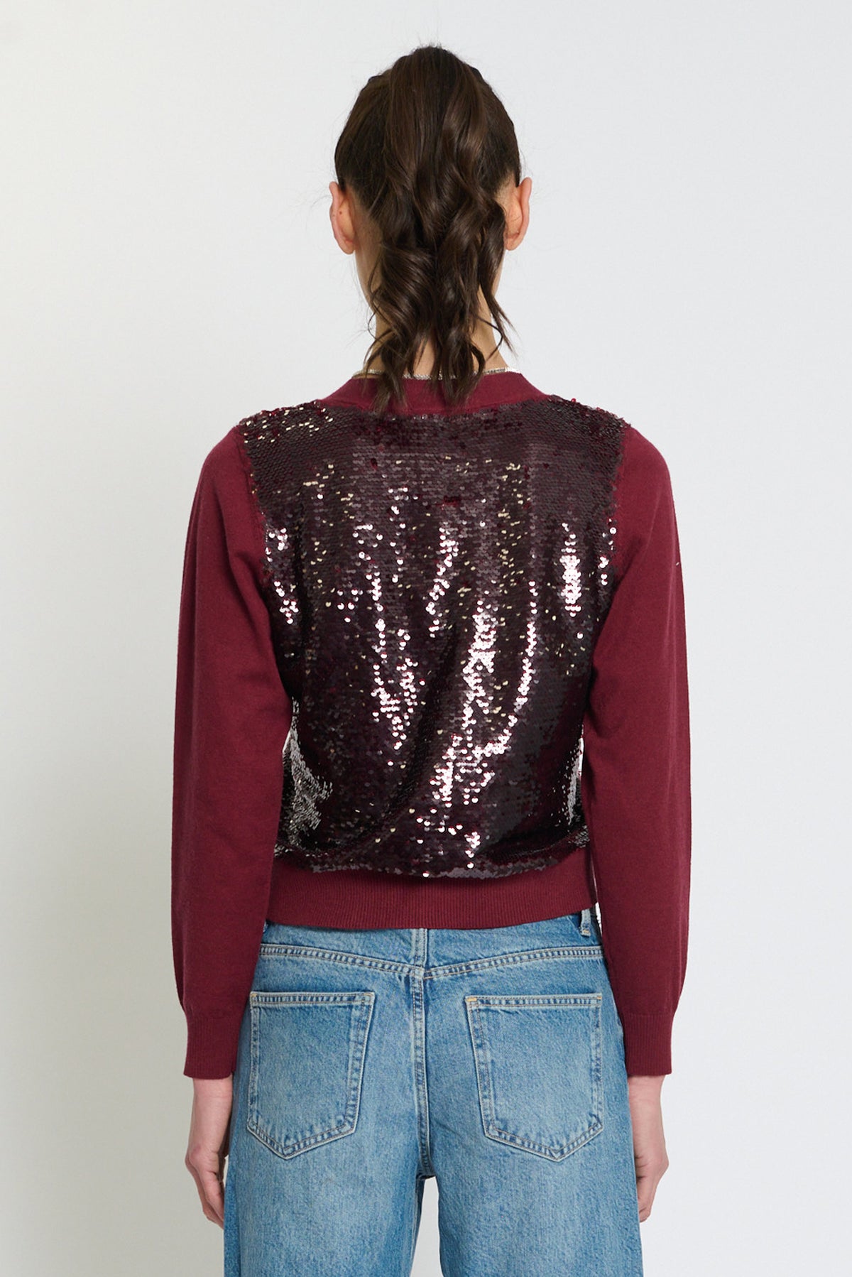 Amaya Sequin Cardigan