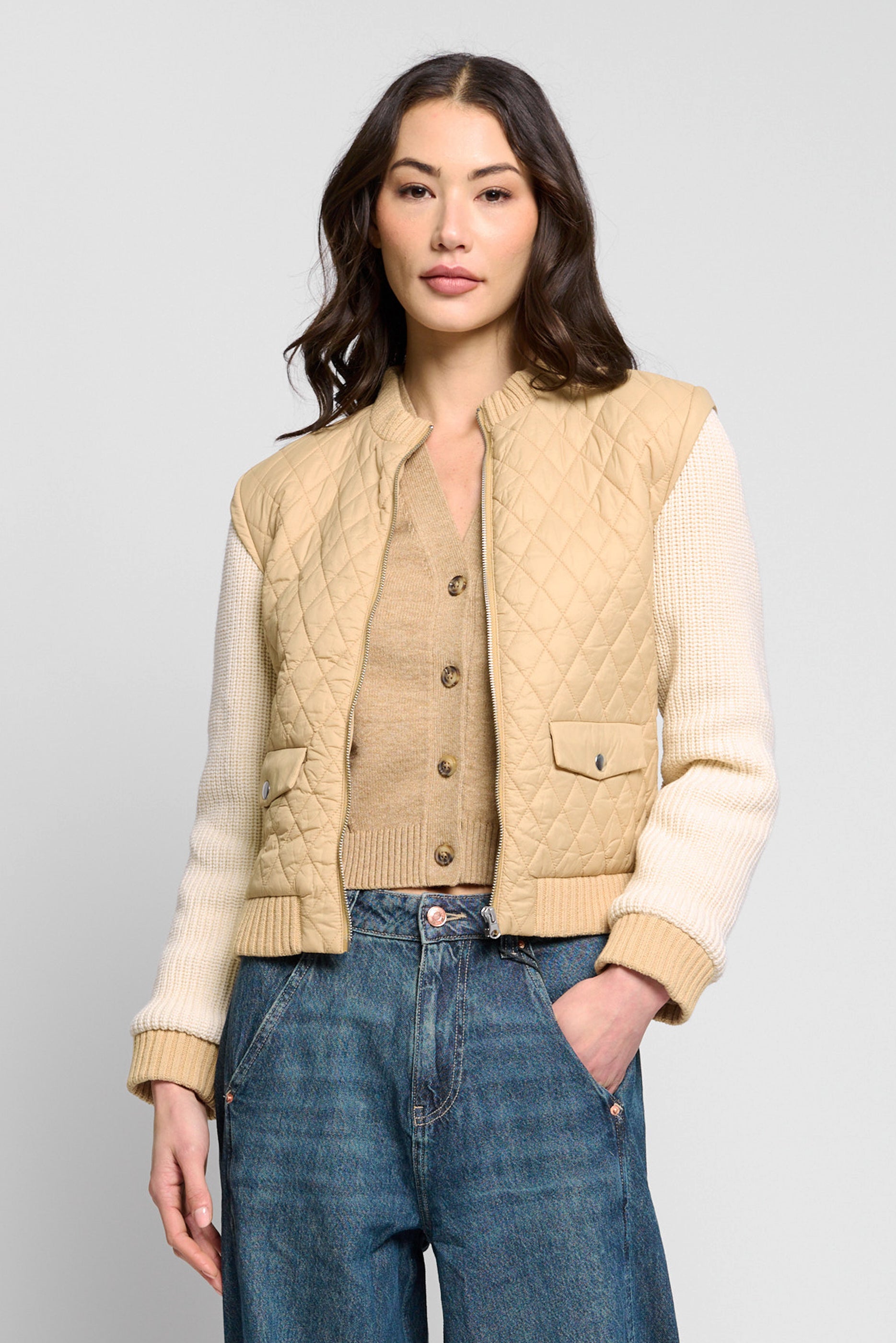 Hudson Nylon Sweater Slv Jkt