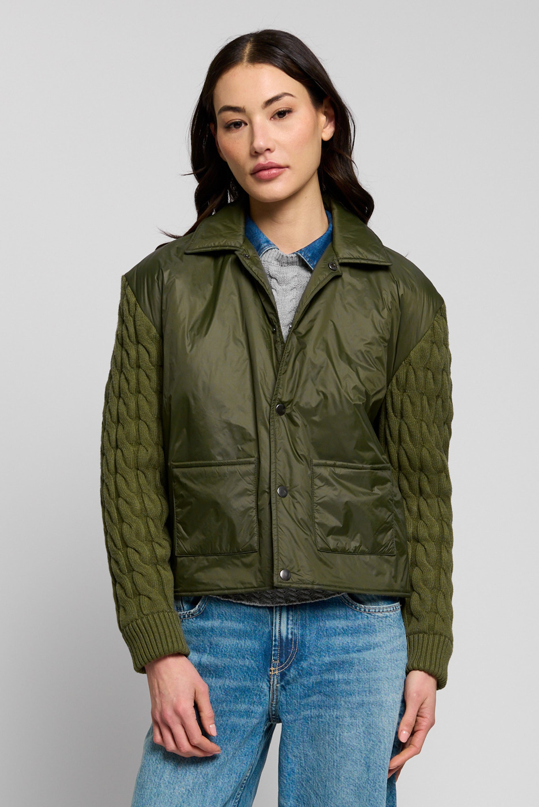 Hudson Nylon X Sweater Jacket