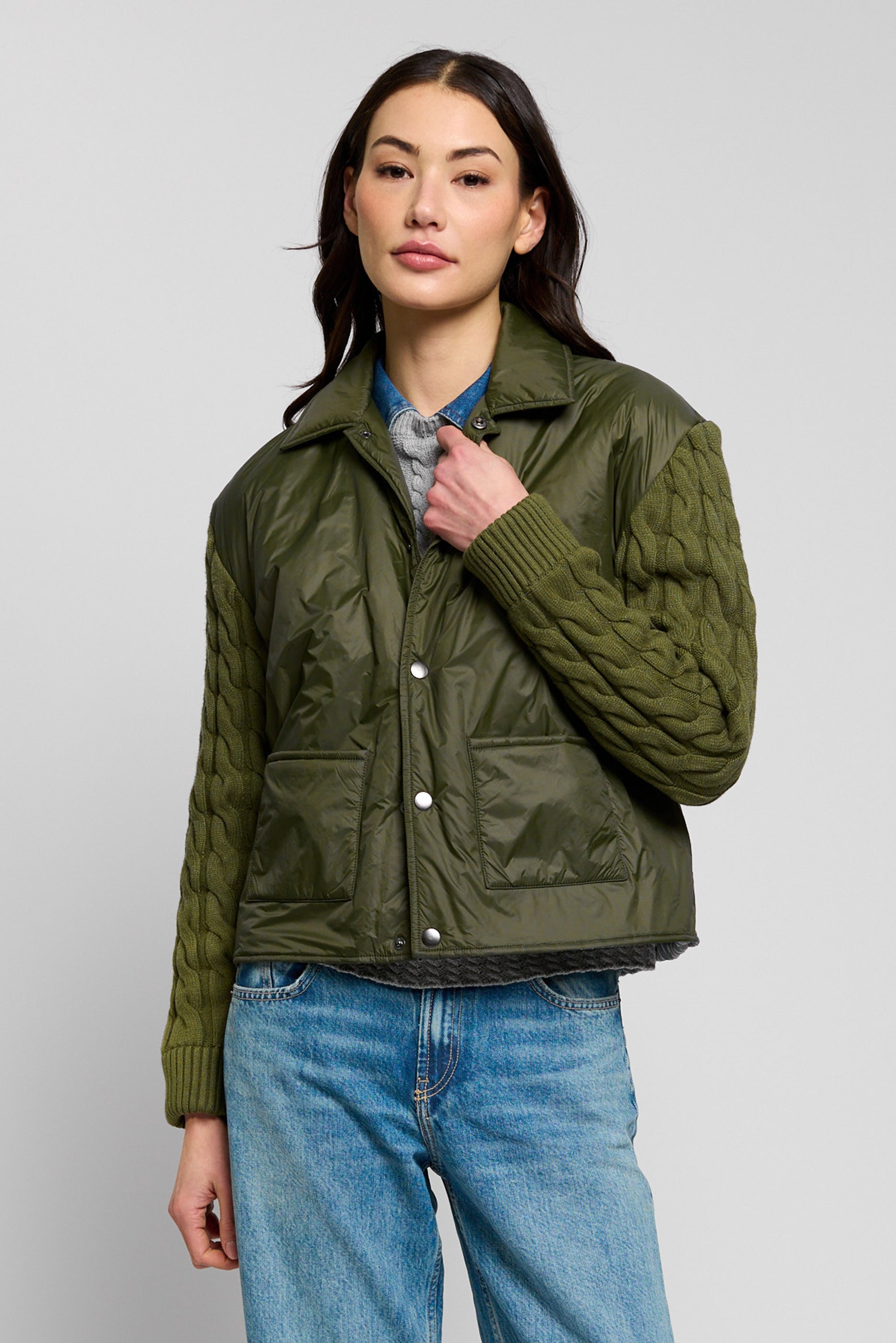 Hudson Nylon X Sweater Jacket