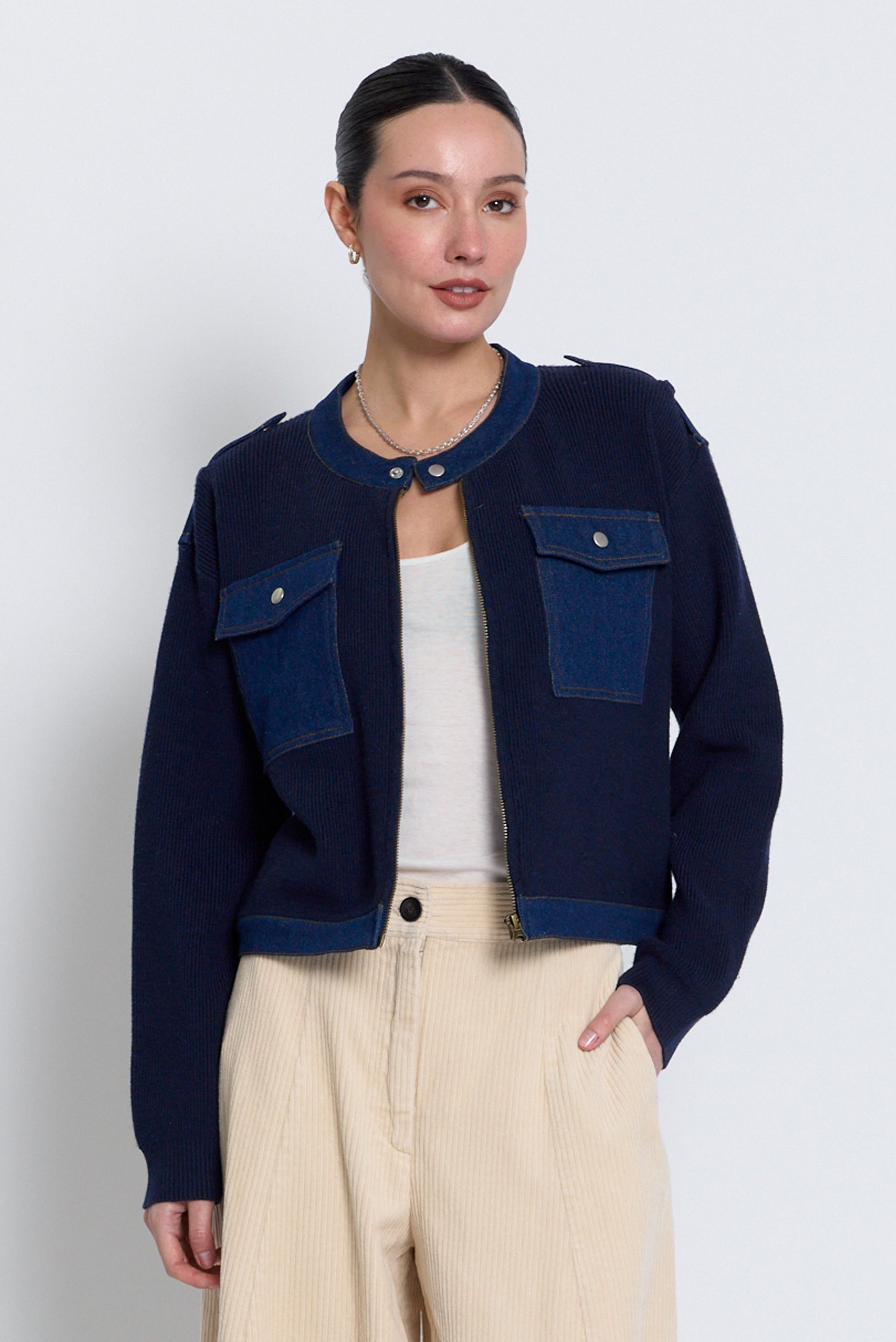 Nash Denim Accent Jacket