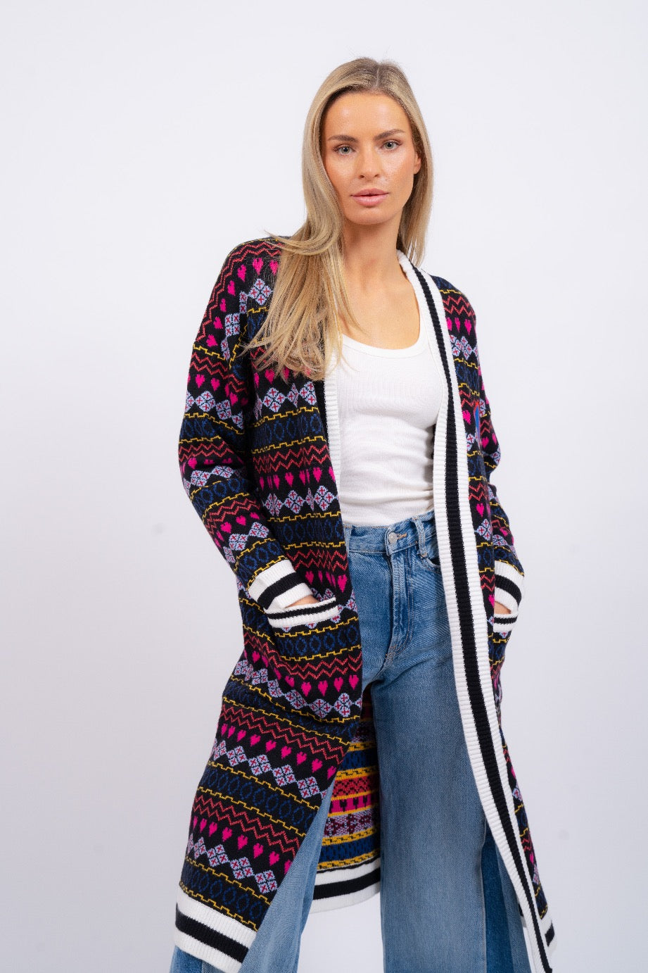 Aubrey Jacquard Duster
