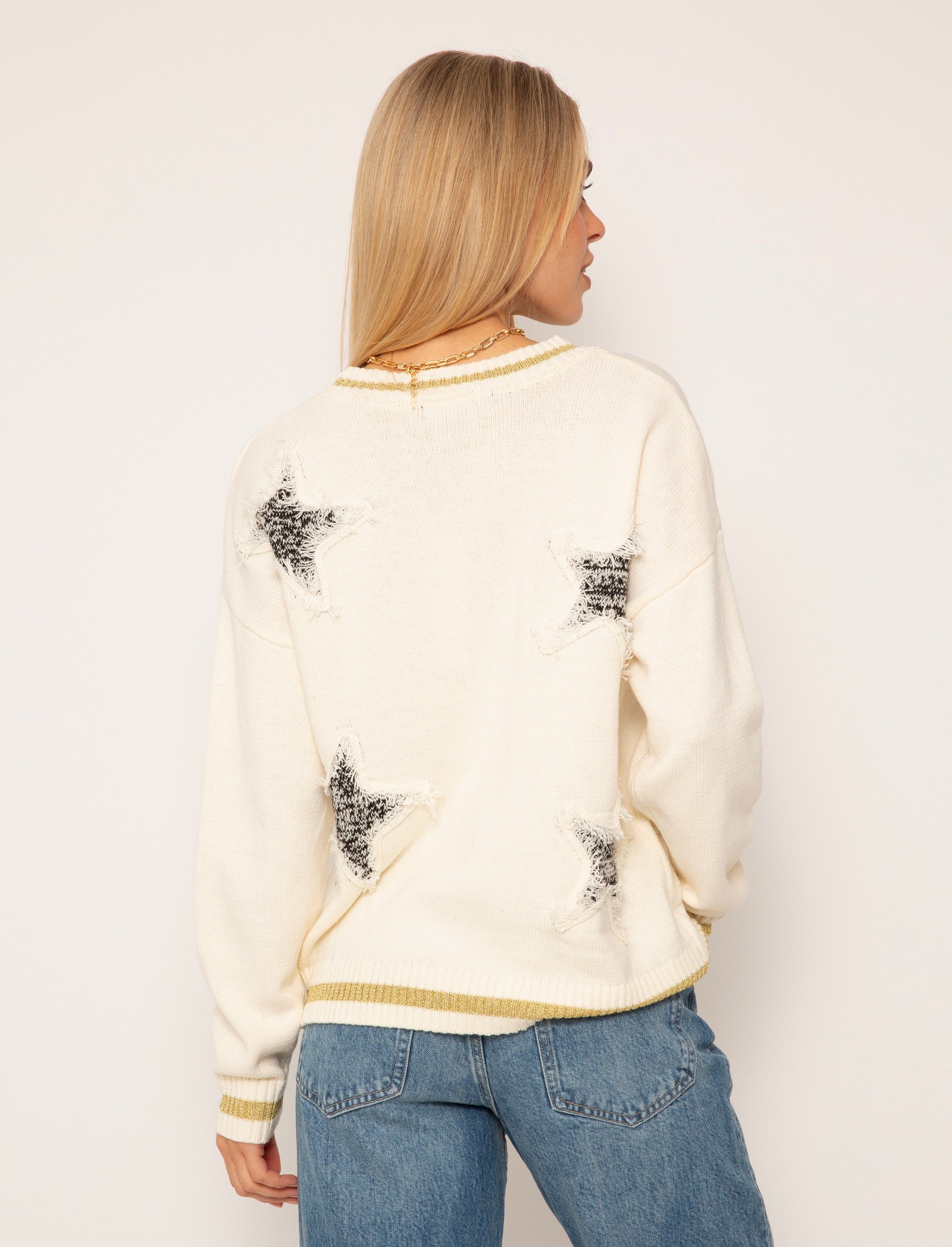 Talullah Frayed Star Crew