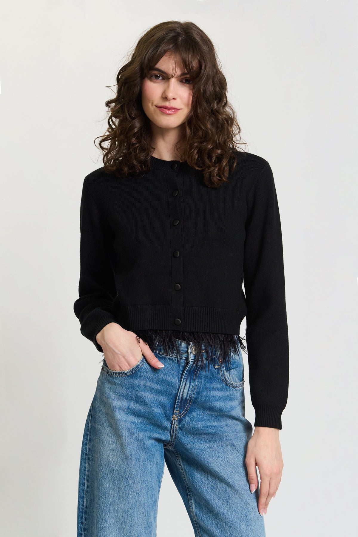 Blair Marabou Cardigan