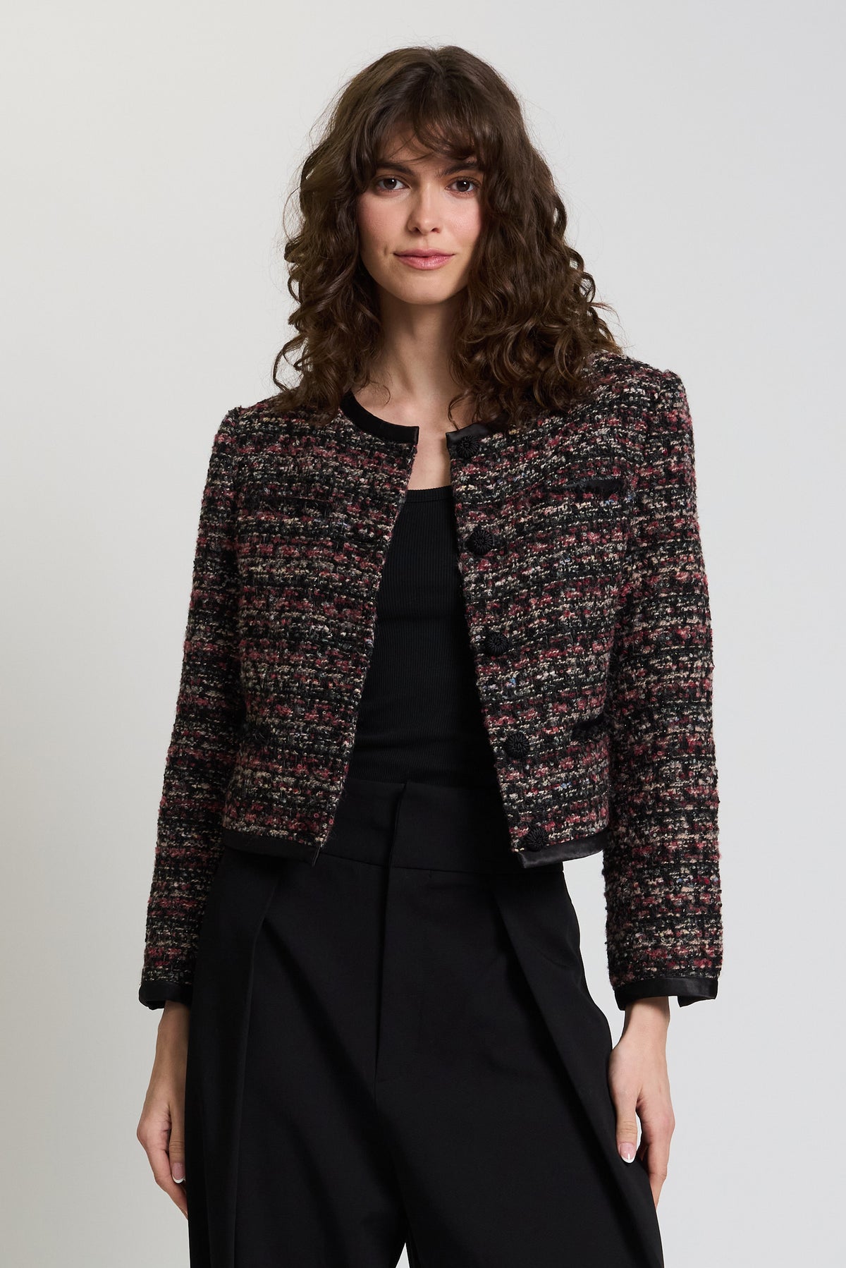 Ashton Boxy Tweed Jacket