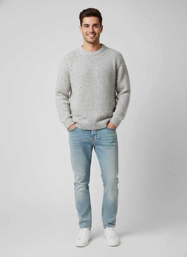 Chunky Chenille Ls Crew