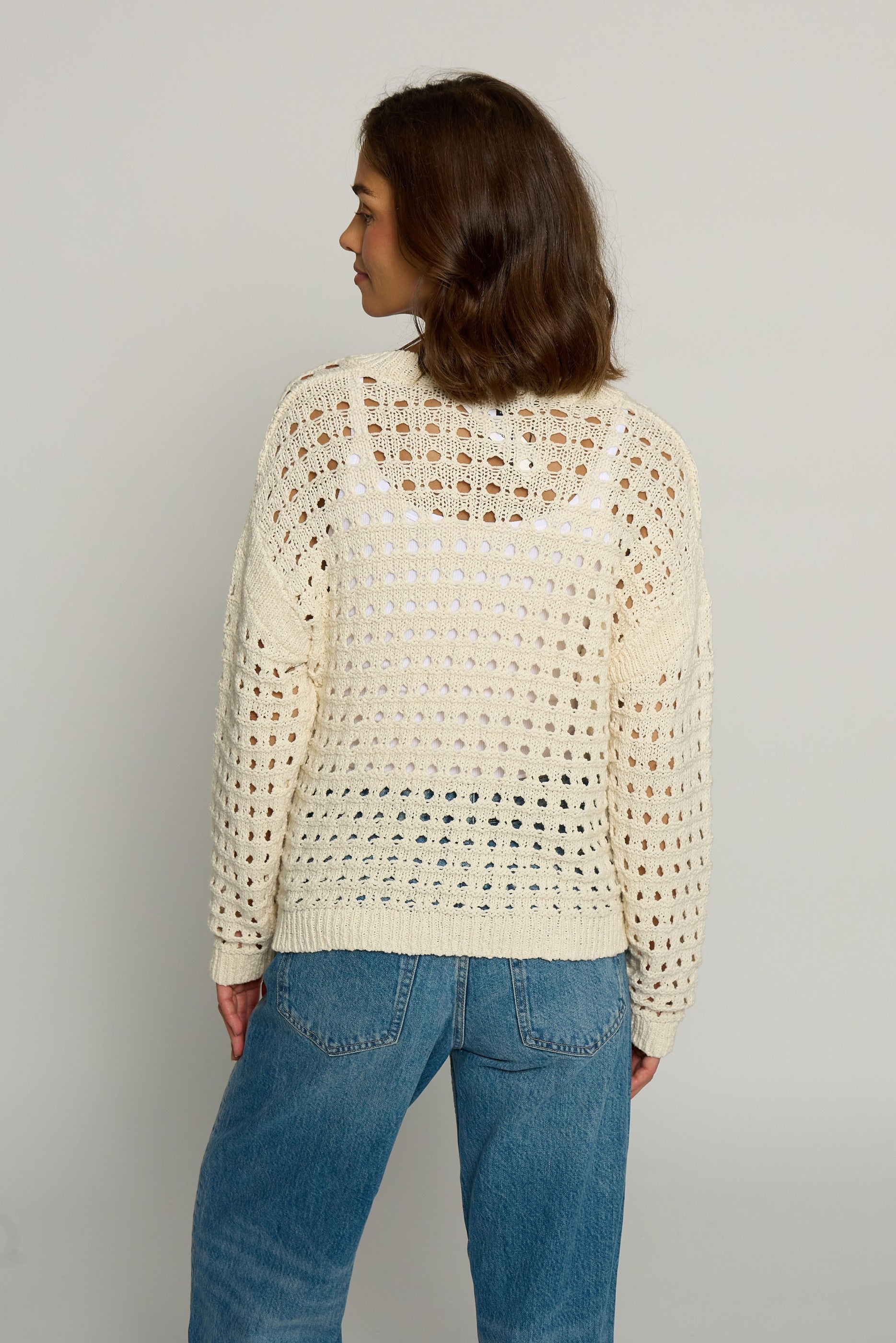 Open Stitch Boatneck