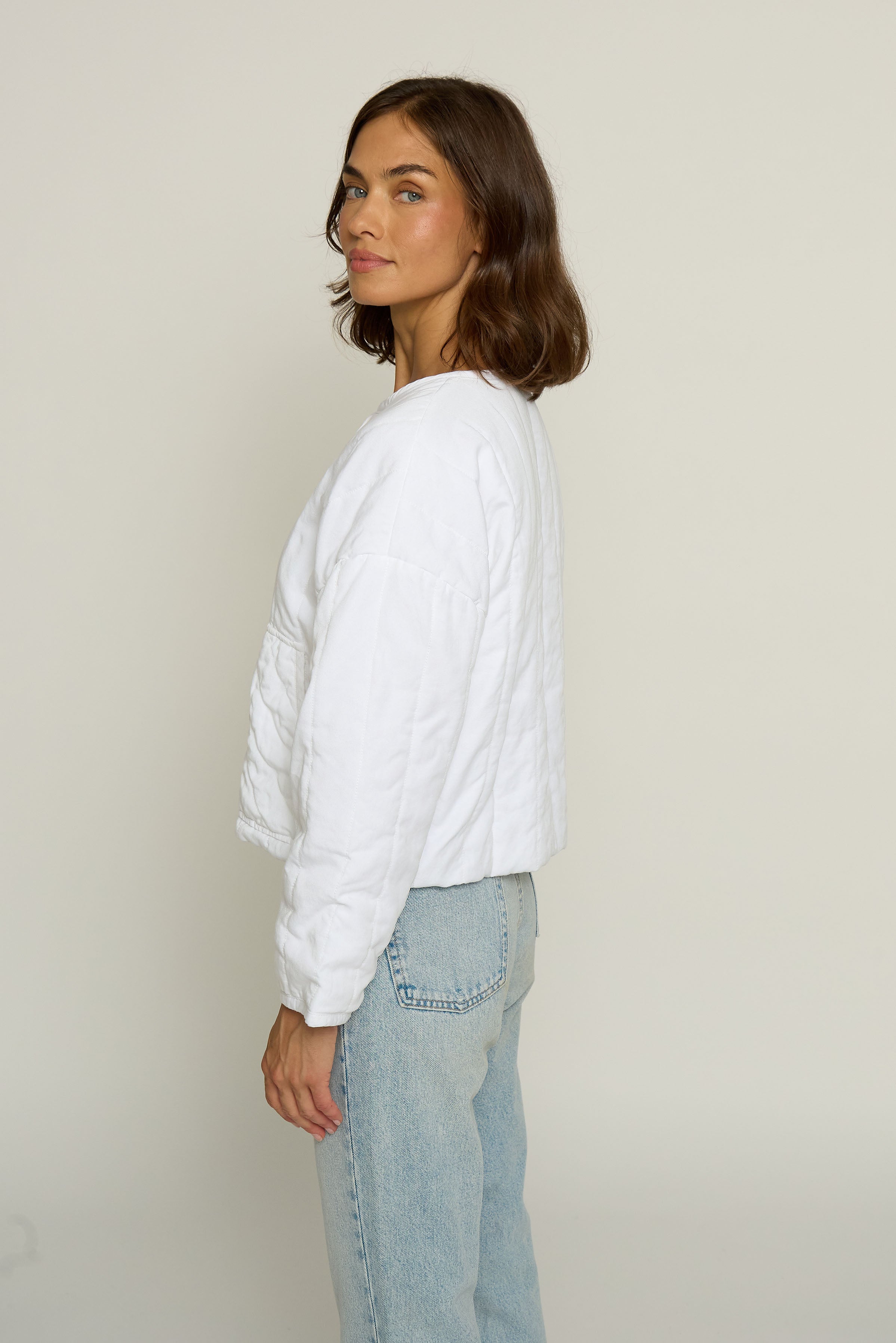 Quilted Tencel Jacket