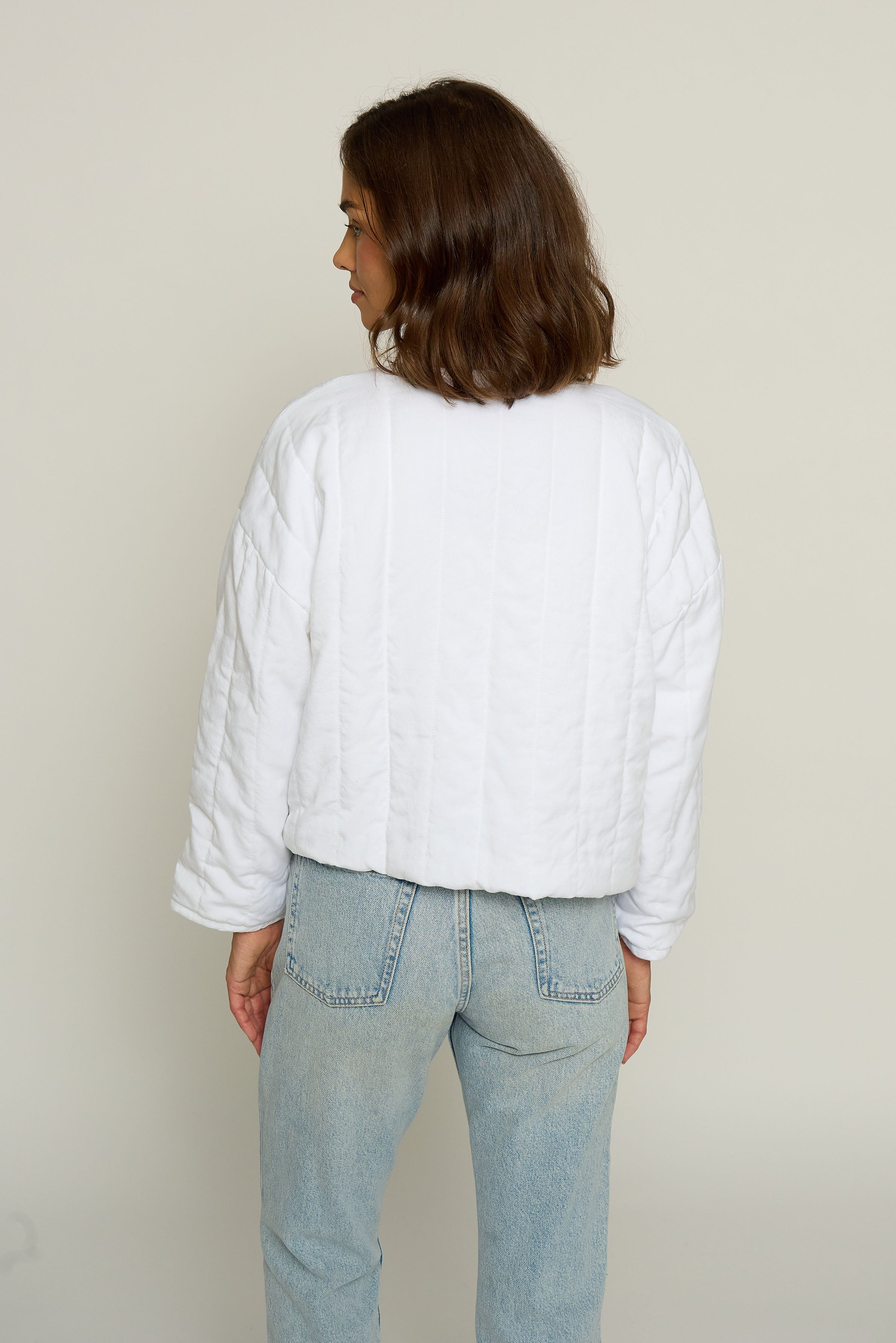 Quilted Tencel Jacket