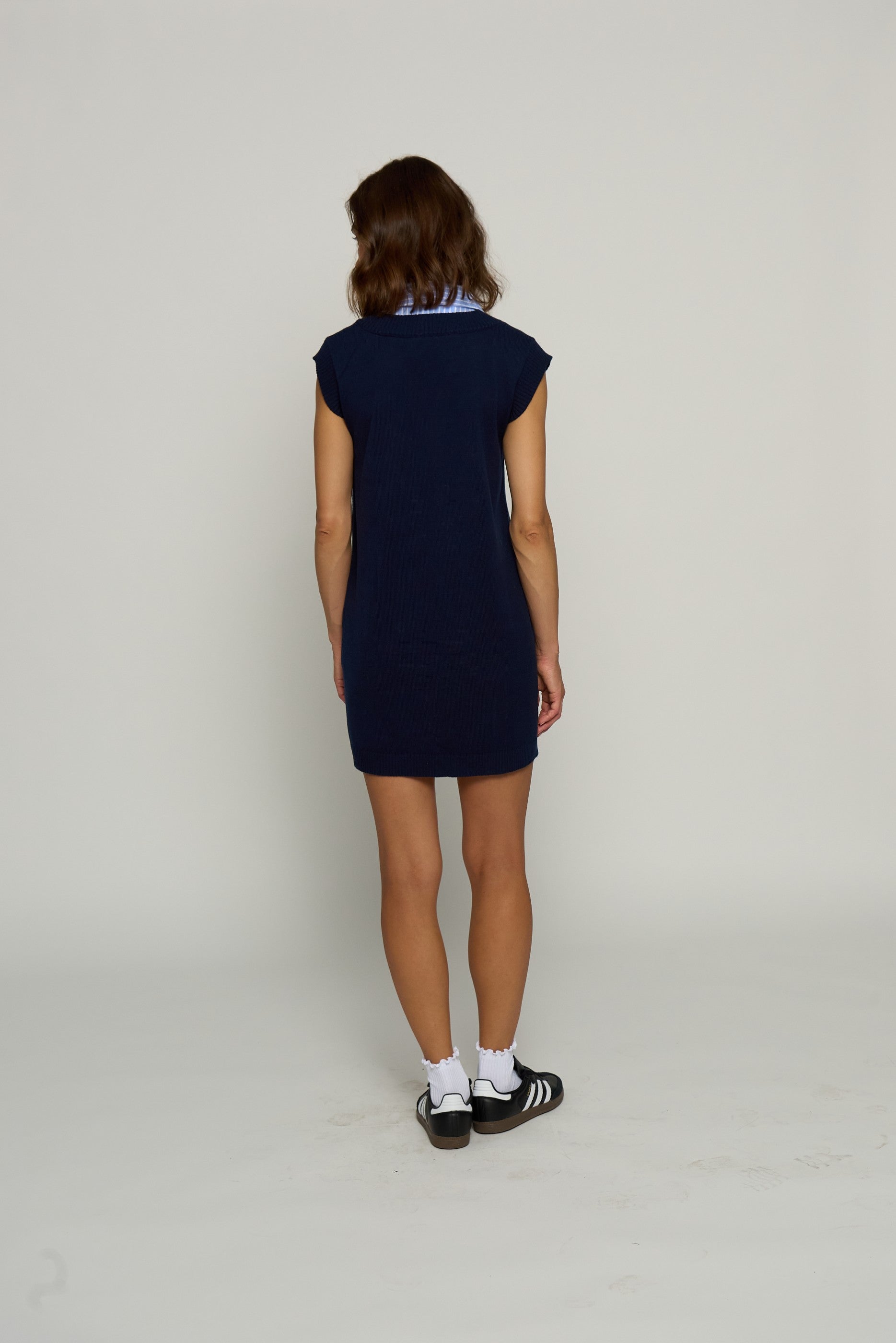 Sleeveless Twofer Dress