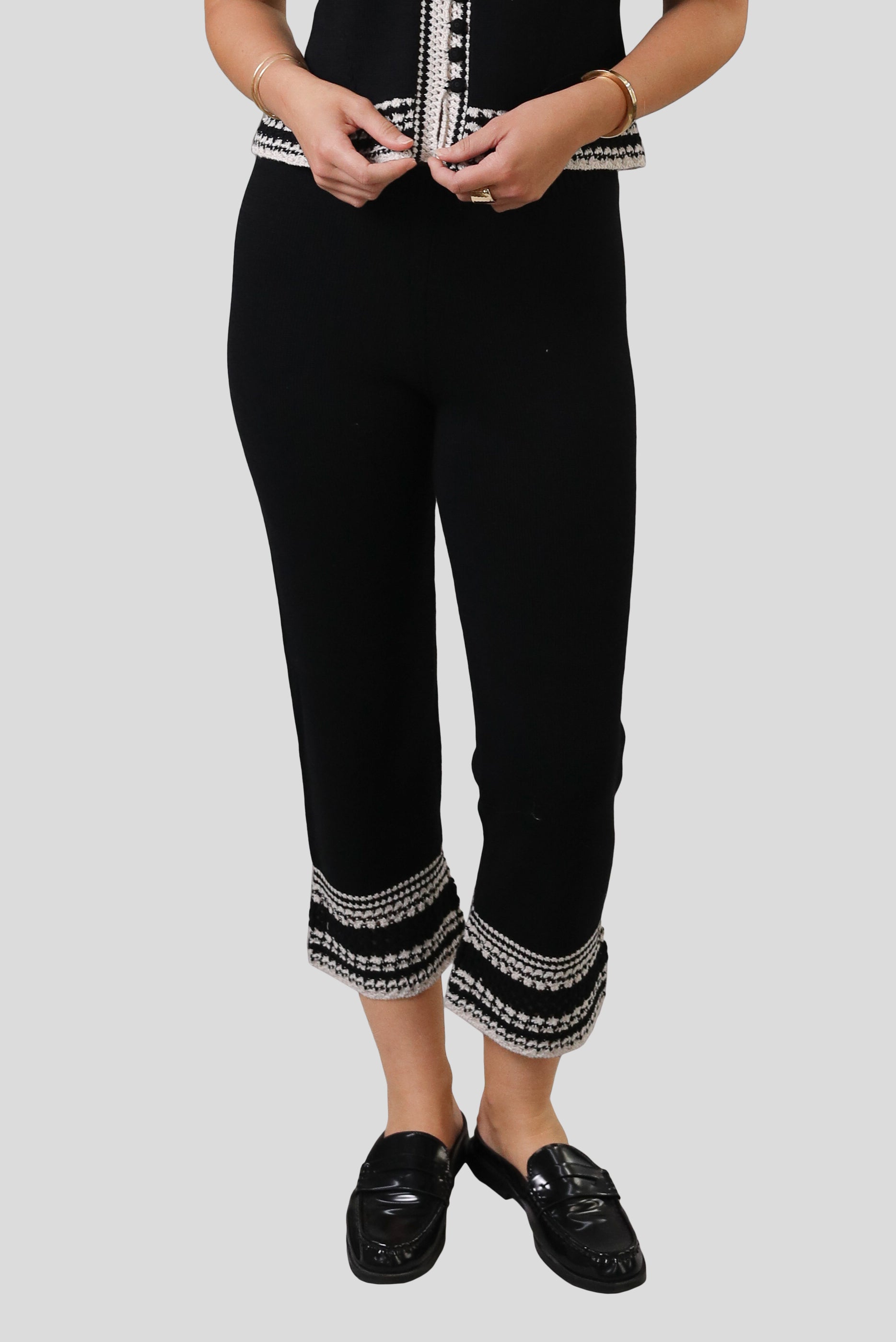 Winona Crochet Edge Pants