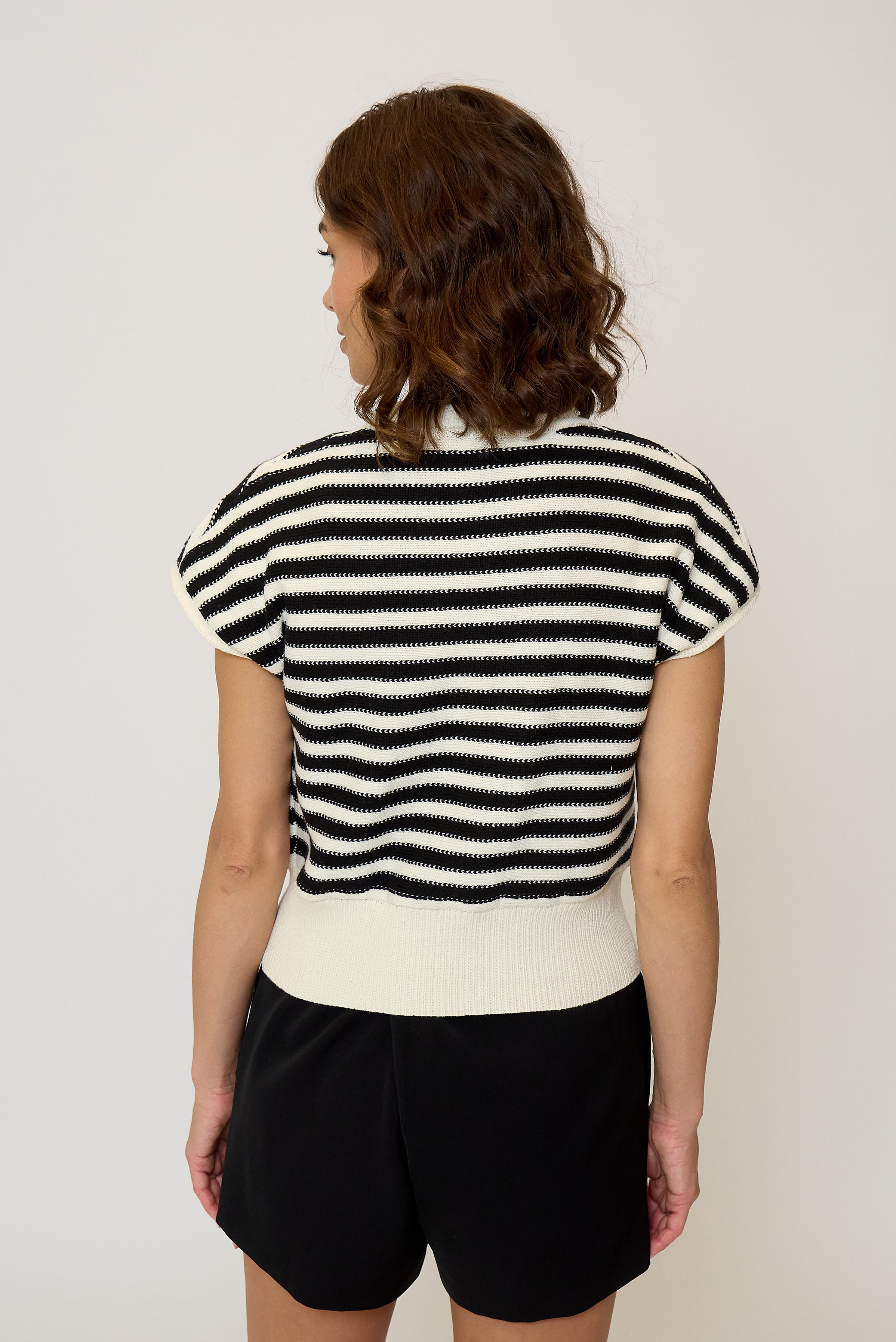 Olive Striped Stitch Dolman