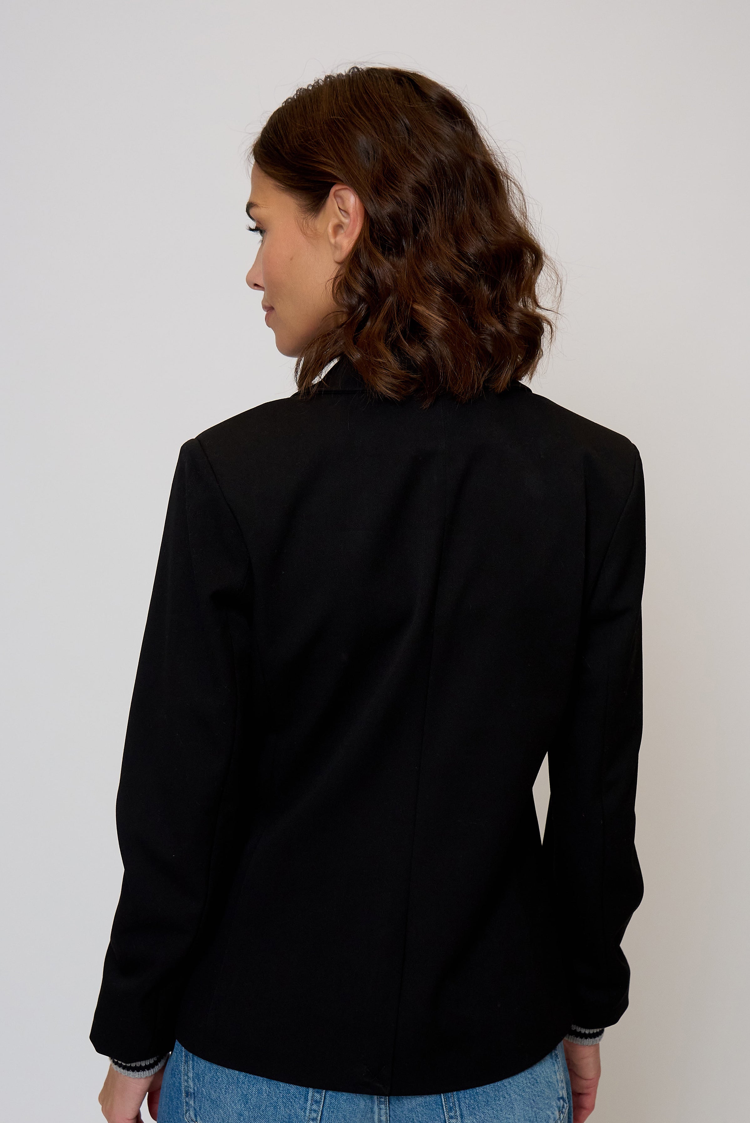 Maribel Ponte Blazer With Dickey