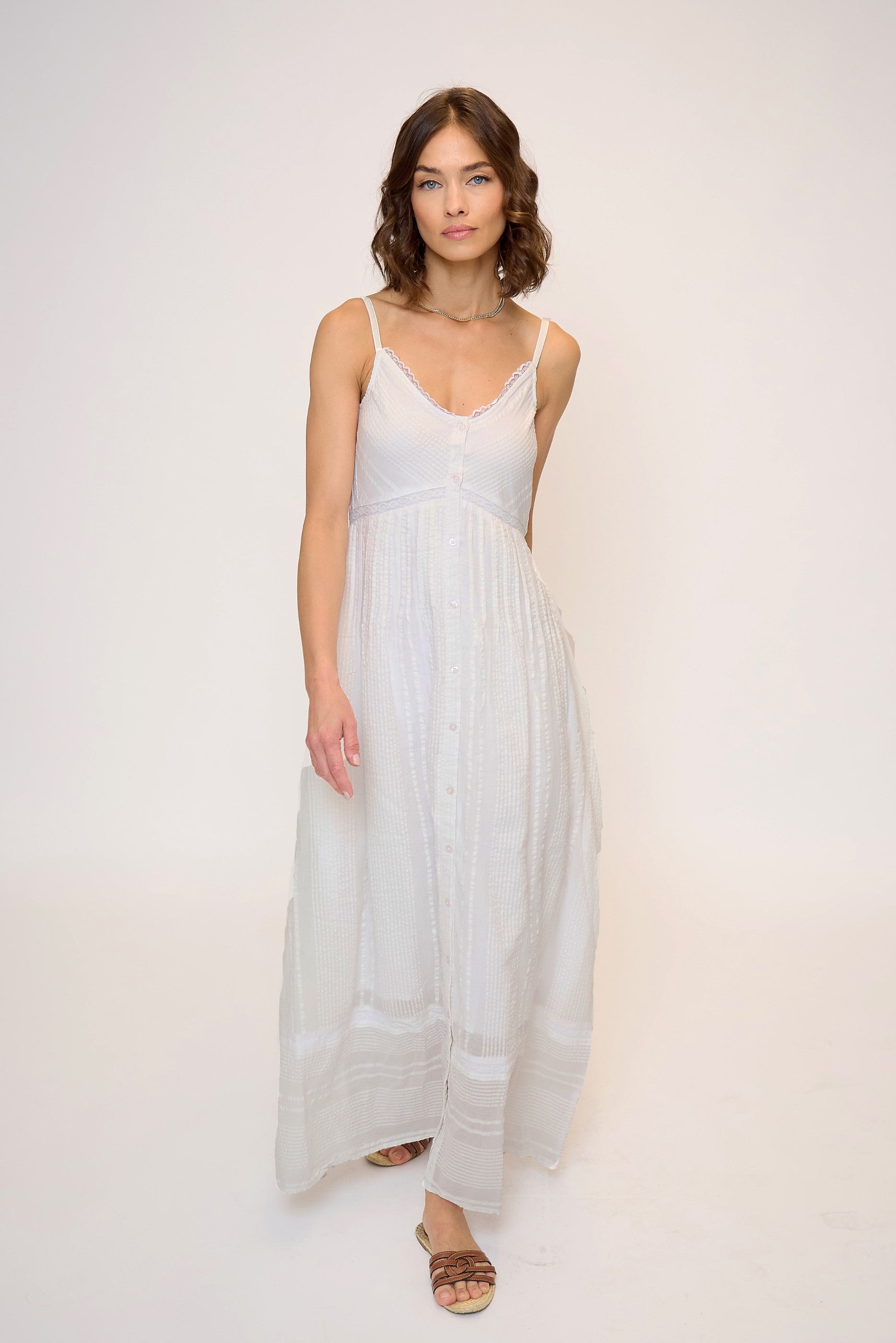 Colette Woven Midi Dress