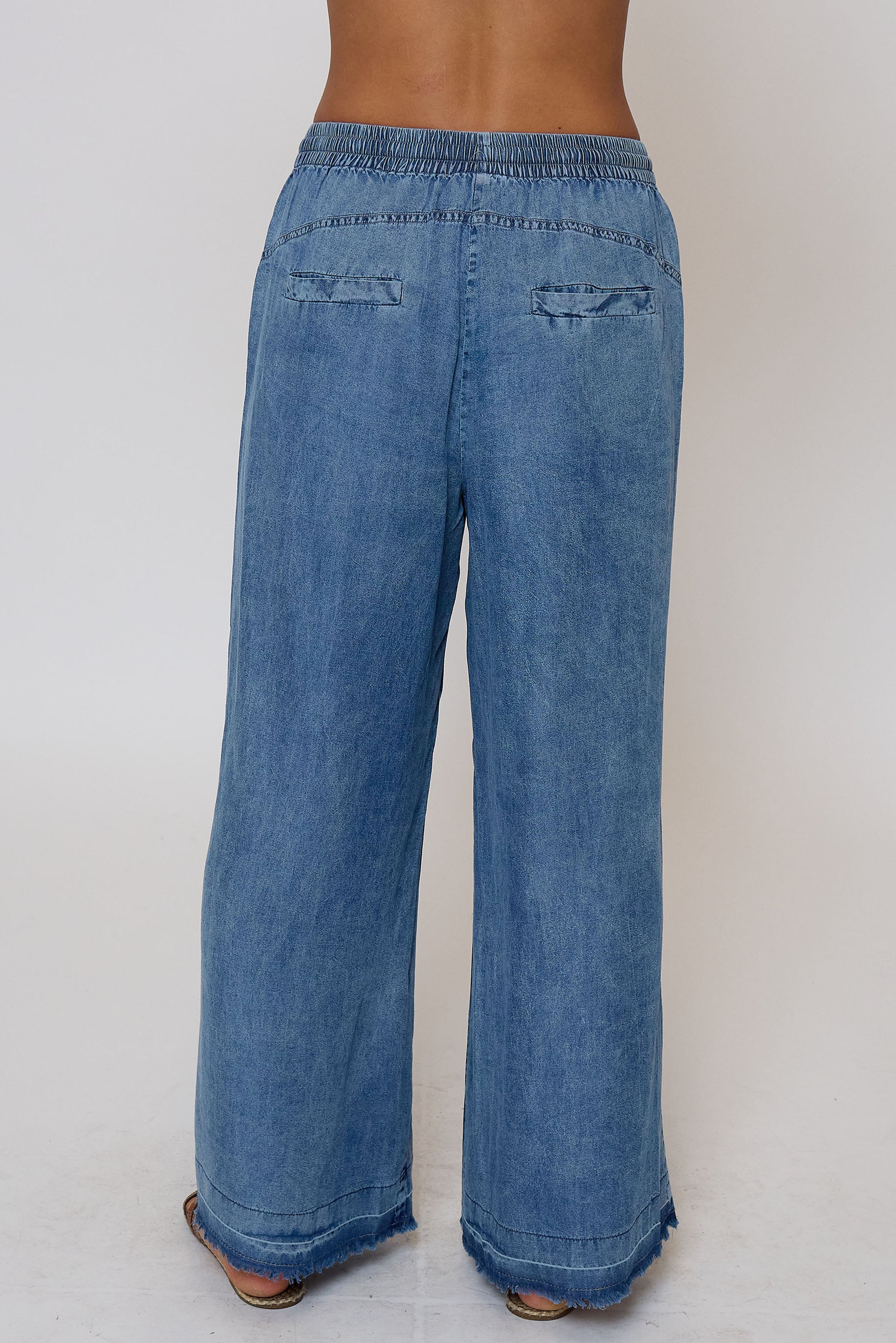 Celine Mid Rise Drawstring Pants