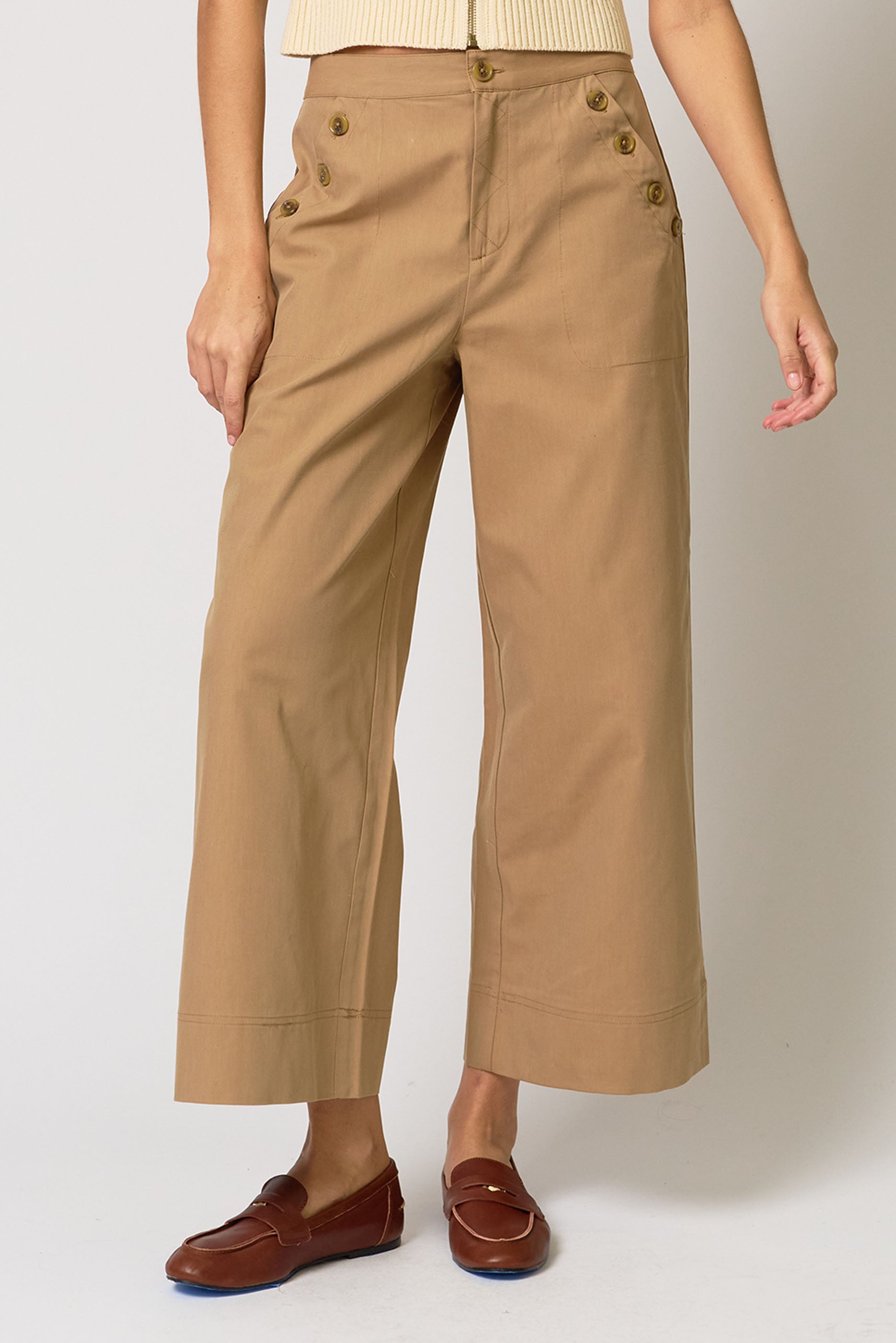 Dean Straight Leg Button Pant