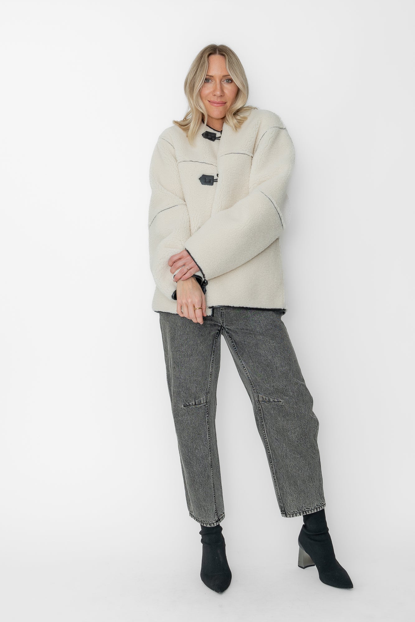 Hazel Reversible Sherpa Jacket
