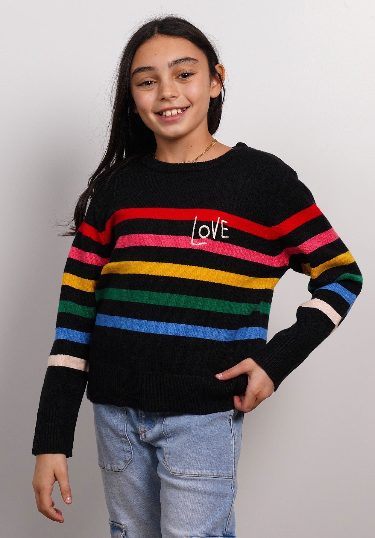 Striped Love Sweater