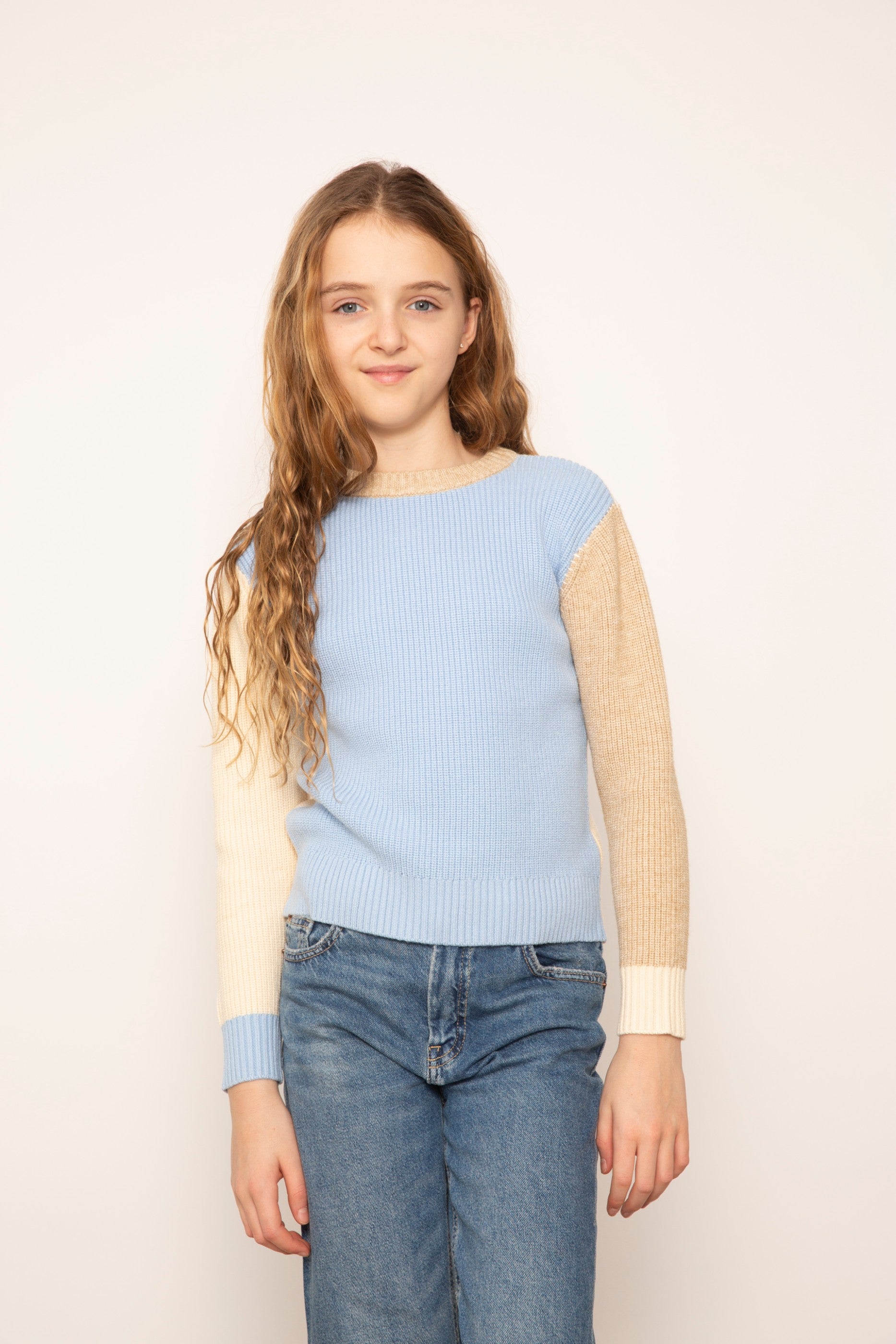 Mallory Crewneck Whipstitch Sweater