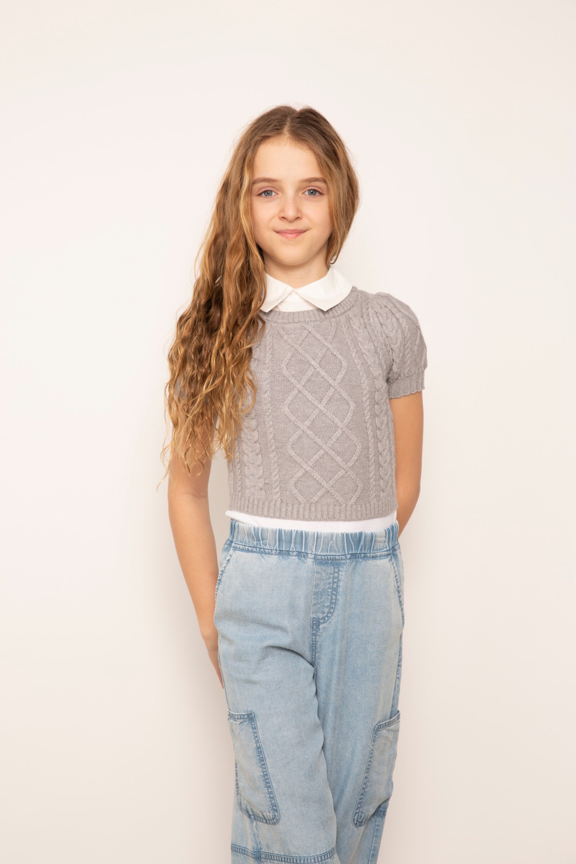 Tessa Poof Sleeve Polo