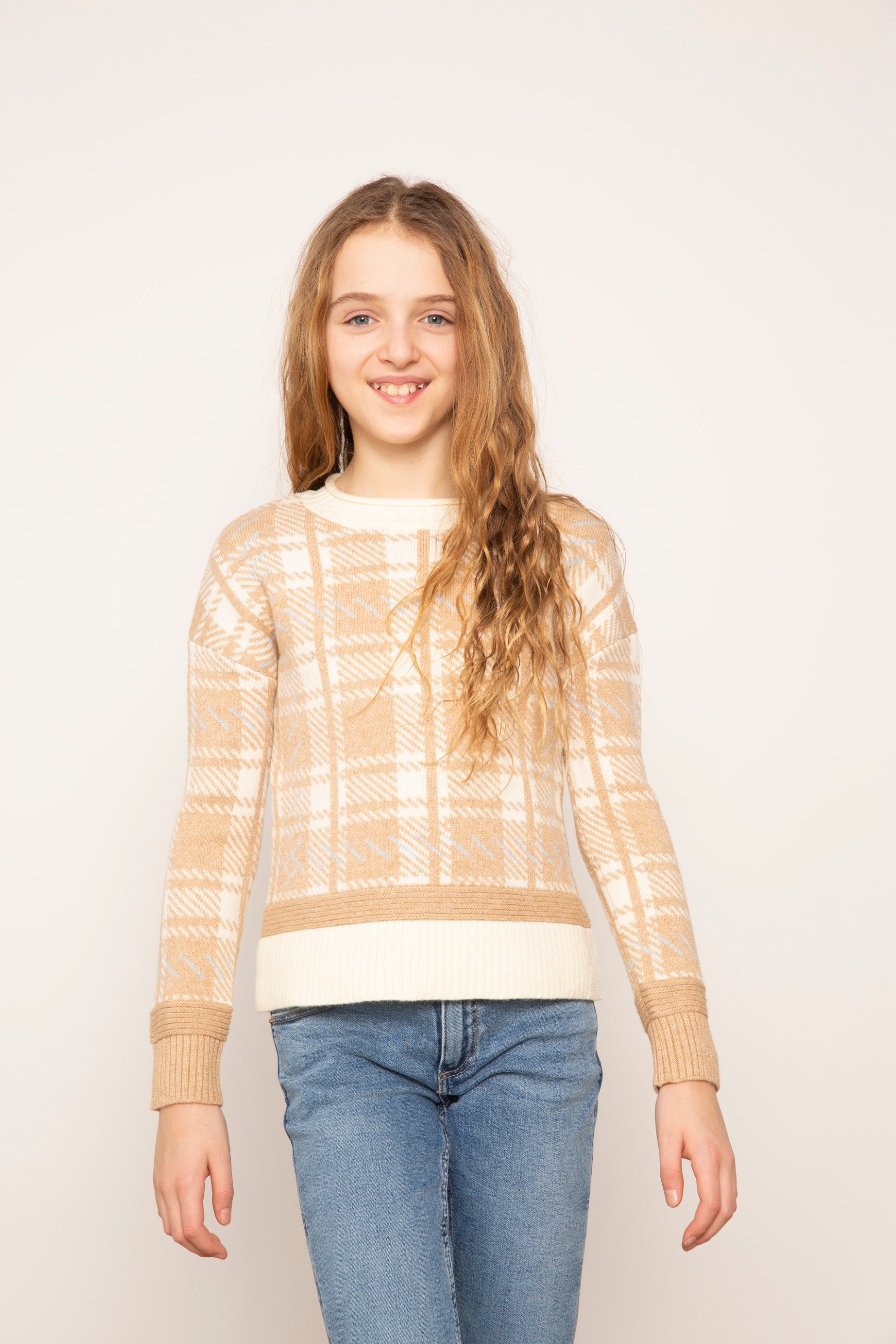 Ace Plaid And Cable Mixed Crew